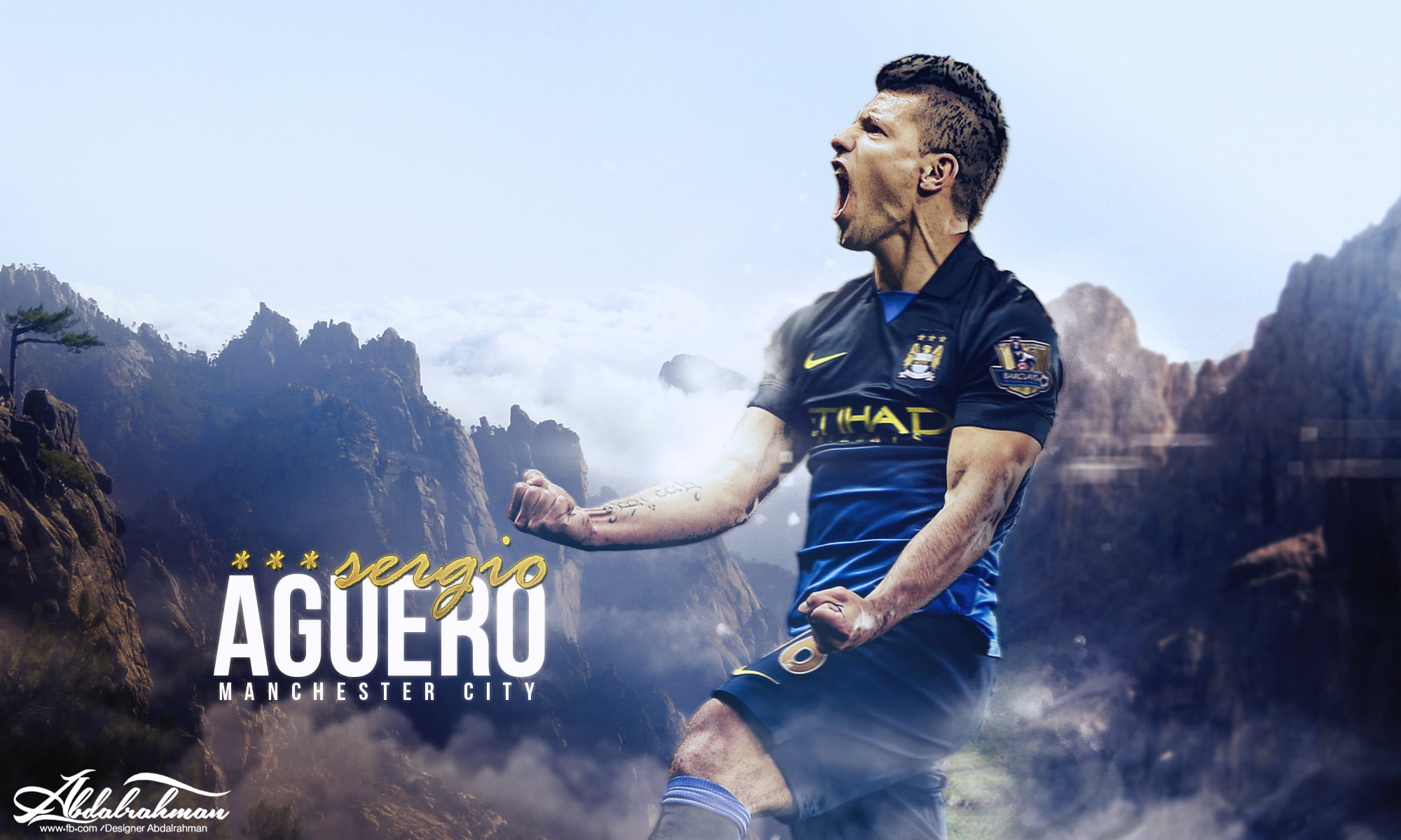 Soccer, Sergio Agüero, Manchester City F.C.