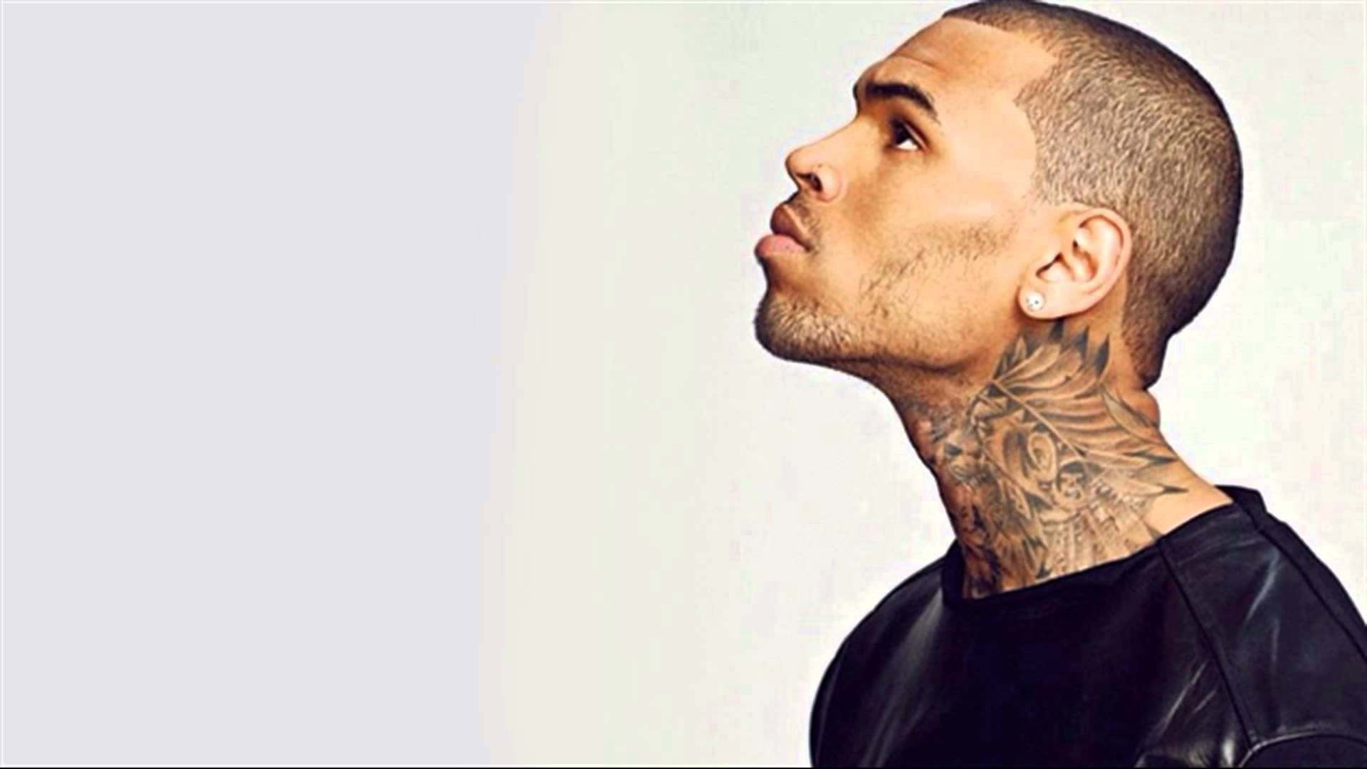 chris brown, one person, young adult, copy space, profile view