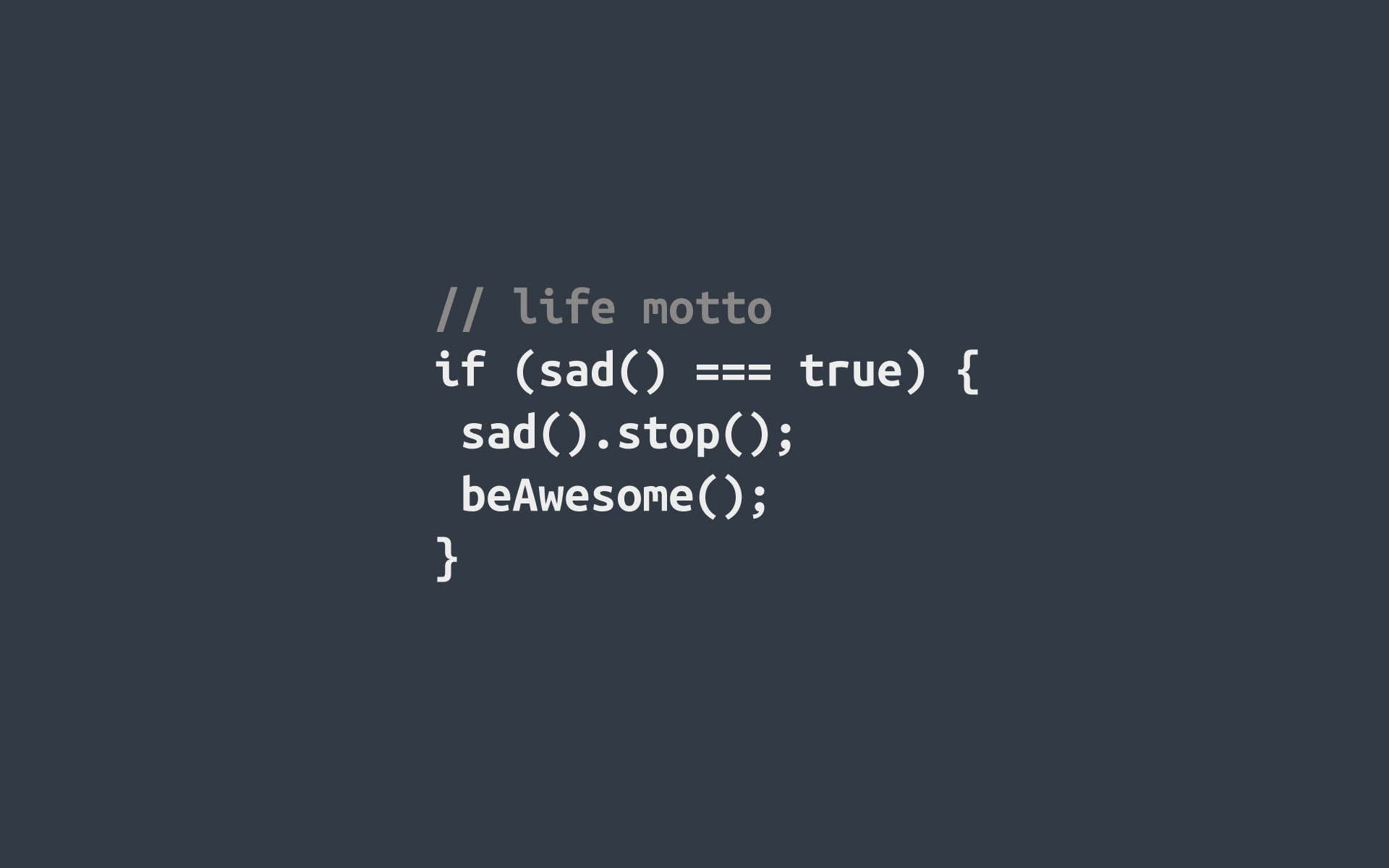 php tech savy typography gray background
