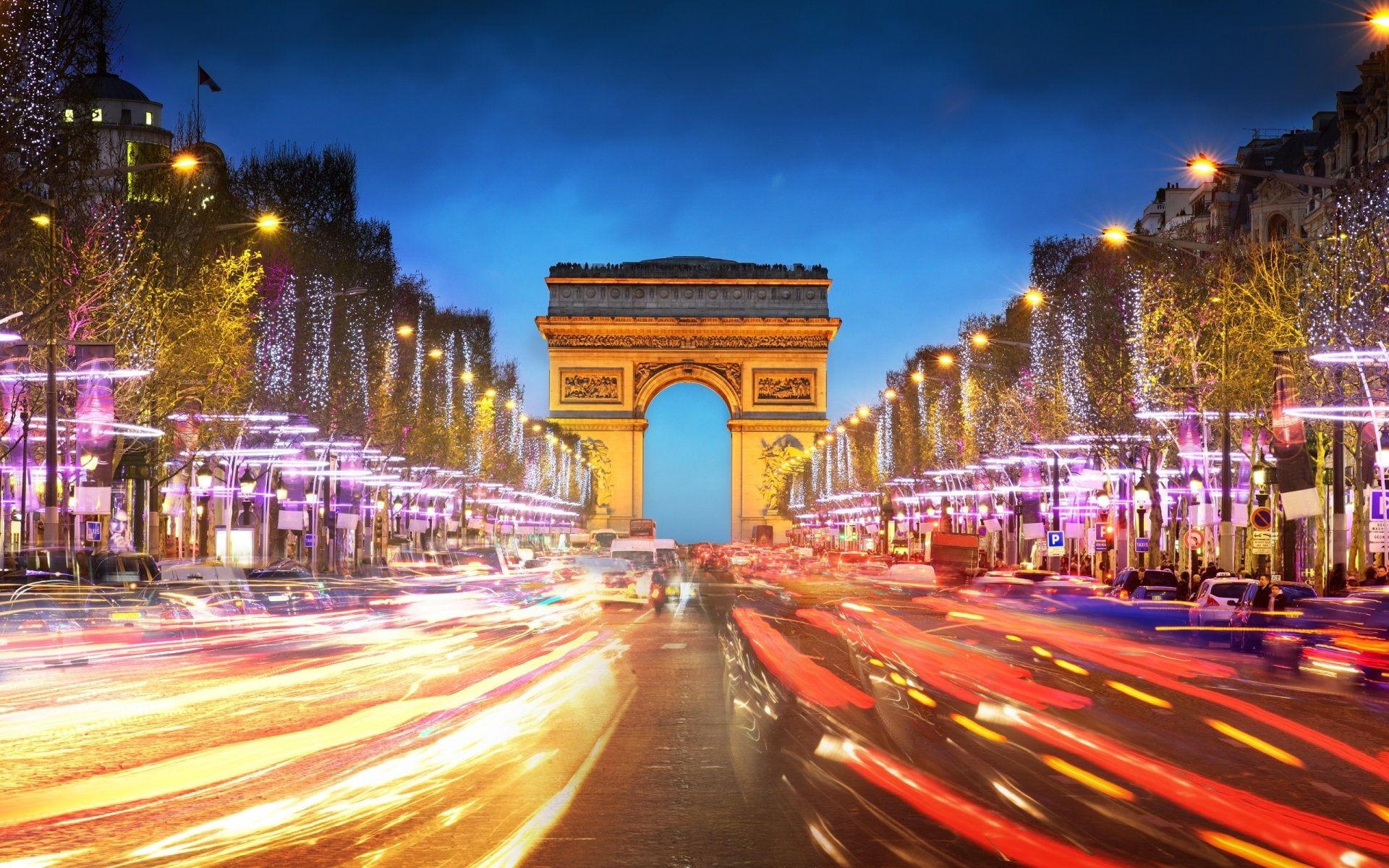 Monuments, Arc De Triomphe, Arch, Building, Champs-Élysées