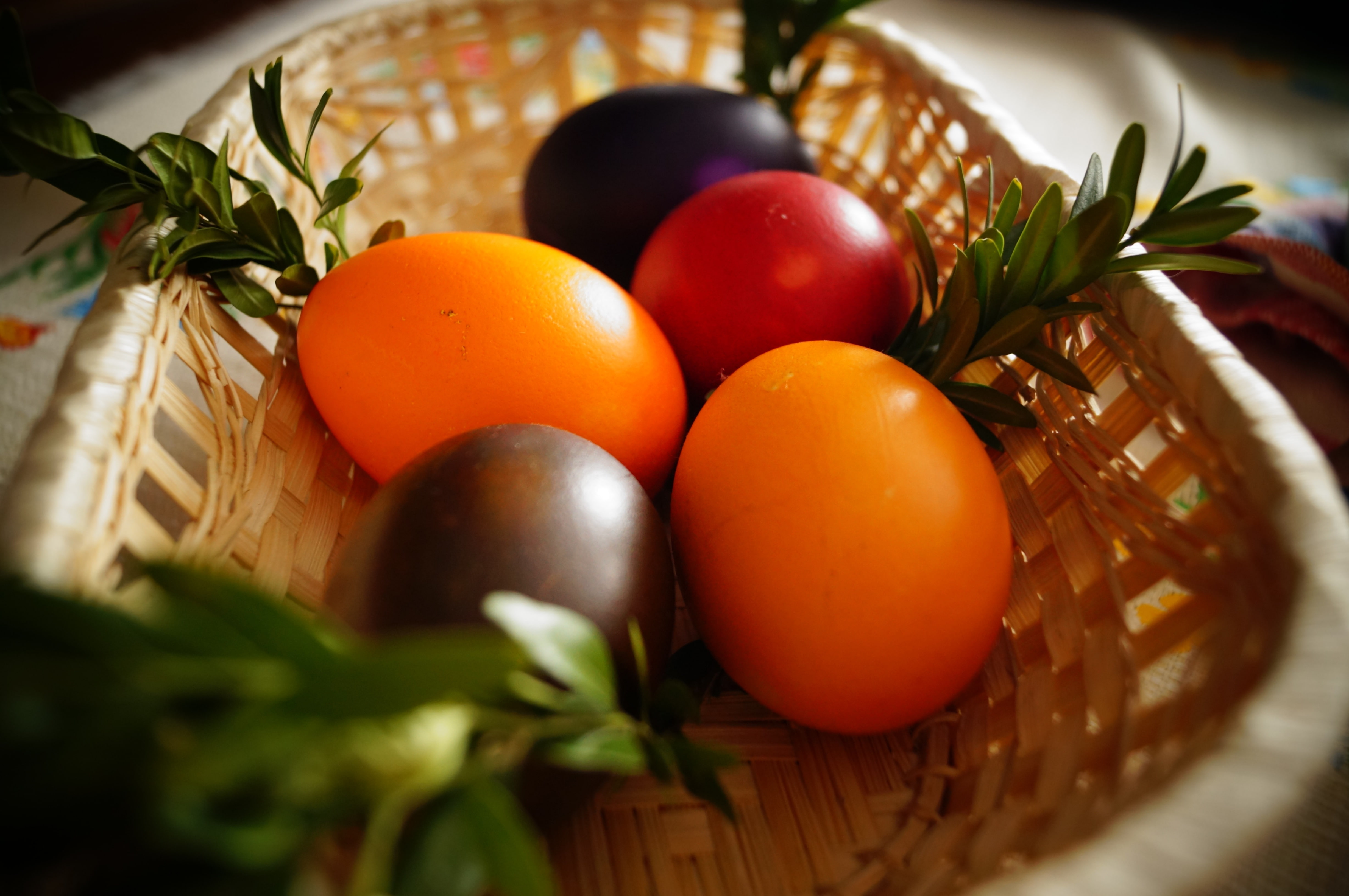 Easter, Easter Eggs, Basket