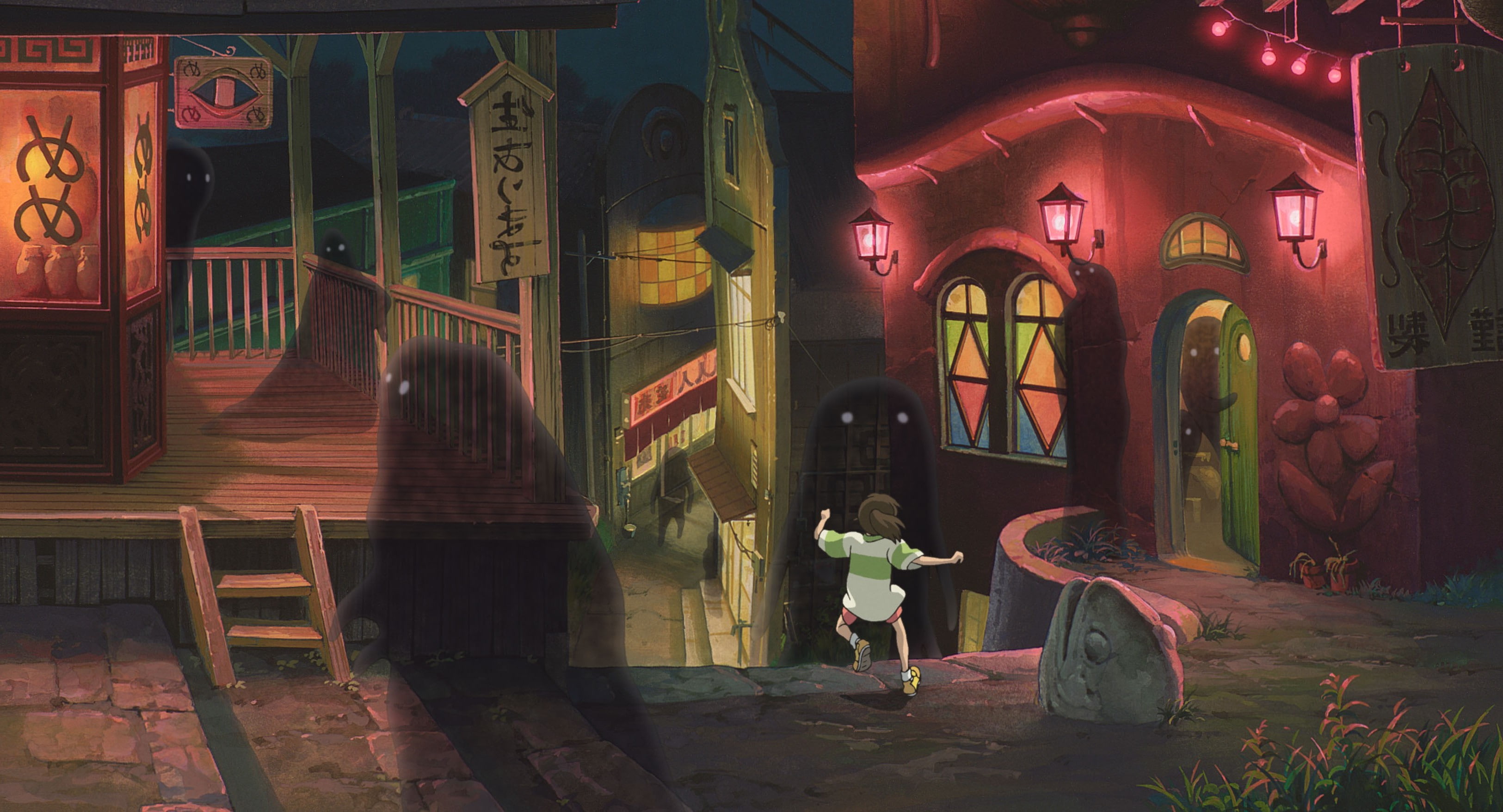 Spirited Away, Studio Ghibli, architecture, built structure