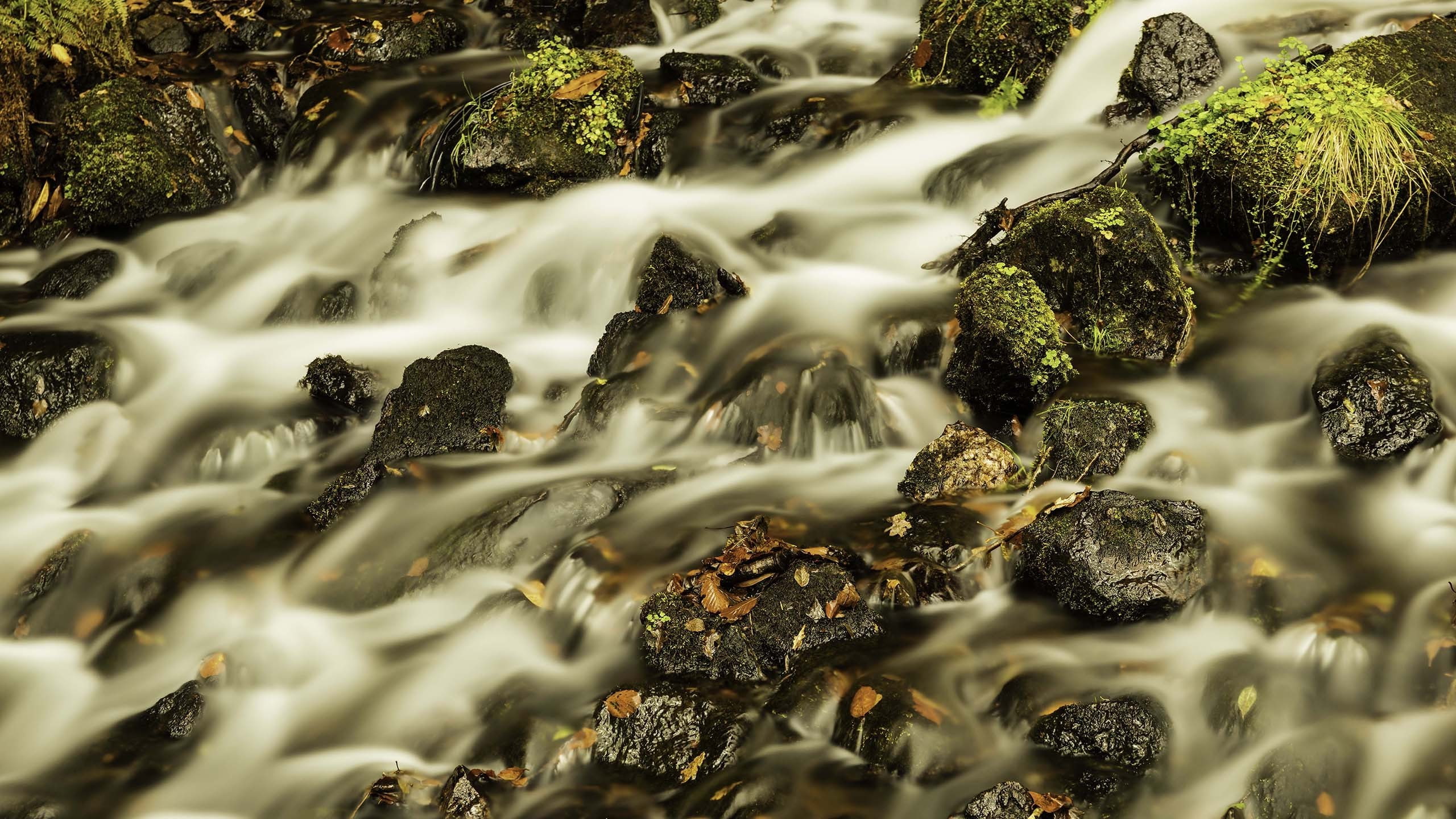 river, no people, rock, nature, water, solid, rock - object