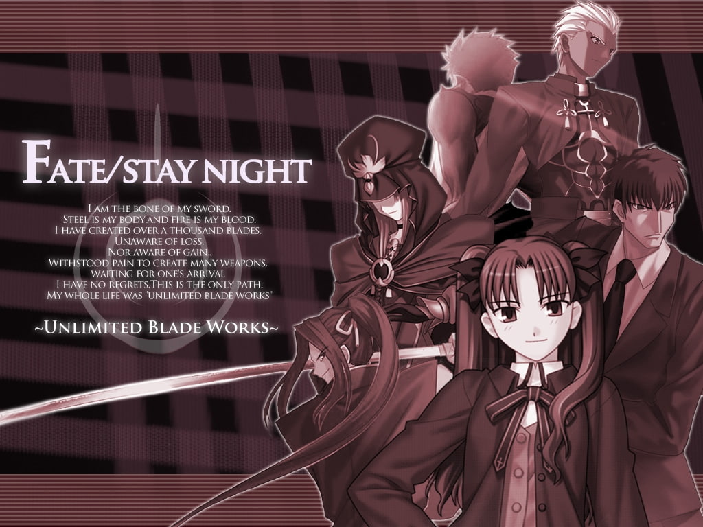 anime Archer Unlimited Blade Works Route Anime Fate Stay Night HD Art