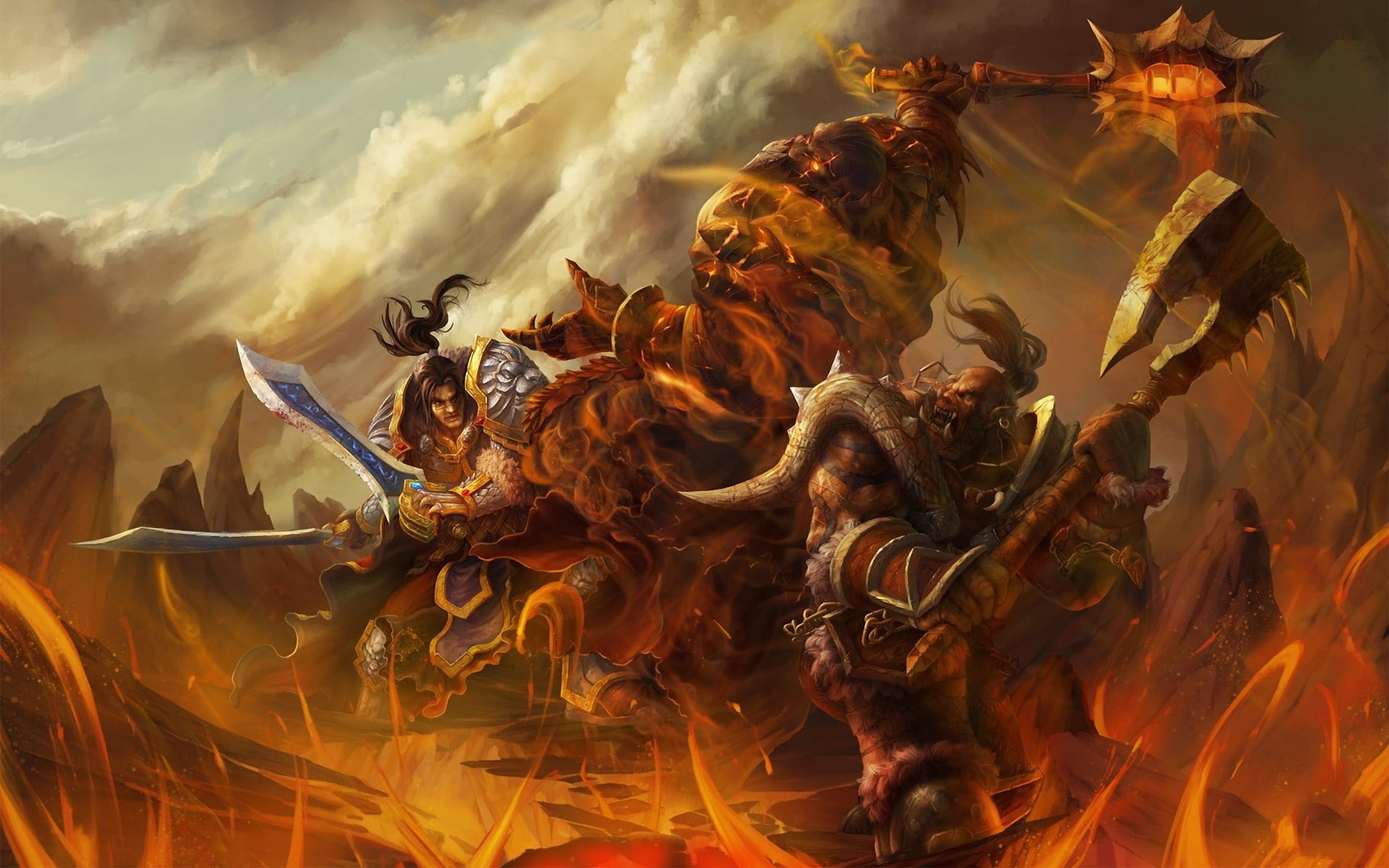 Warcraft, Deathwing, Garrosh Hellscream, King Varian Wrynn