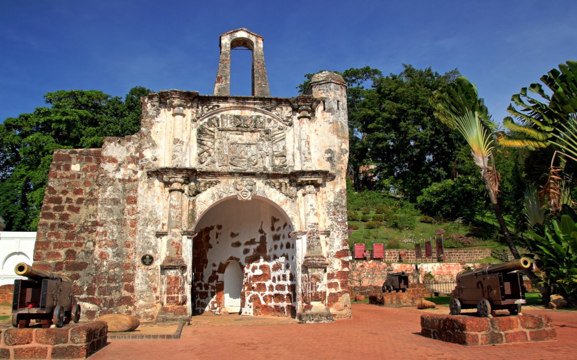 famosa fortress in malacca, architecture, built structure, building exterior