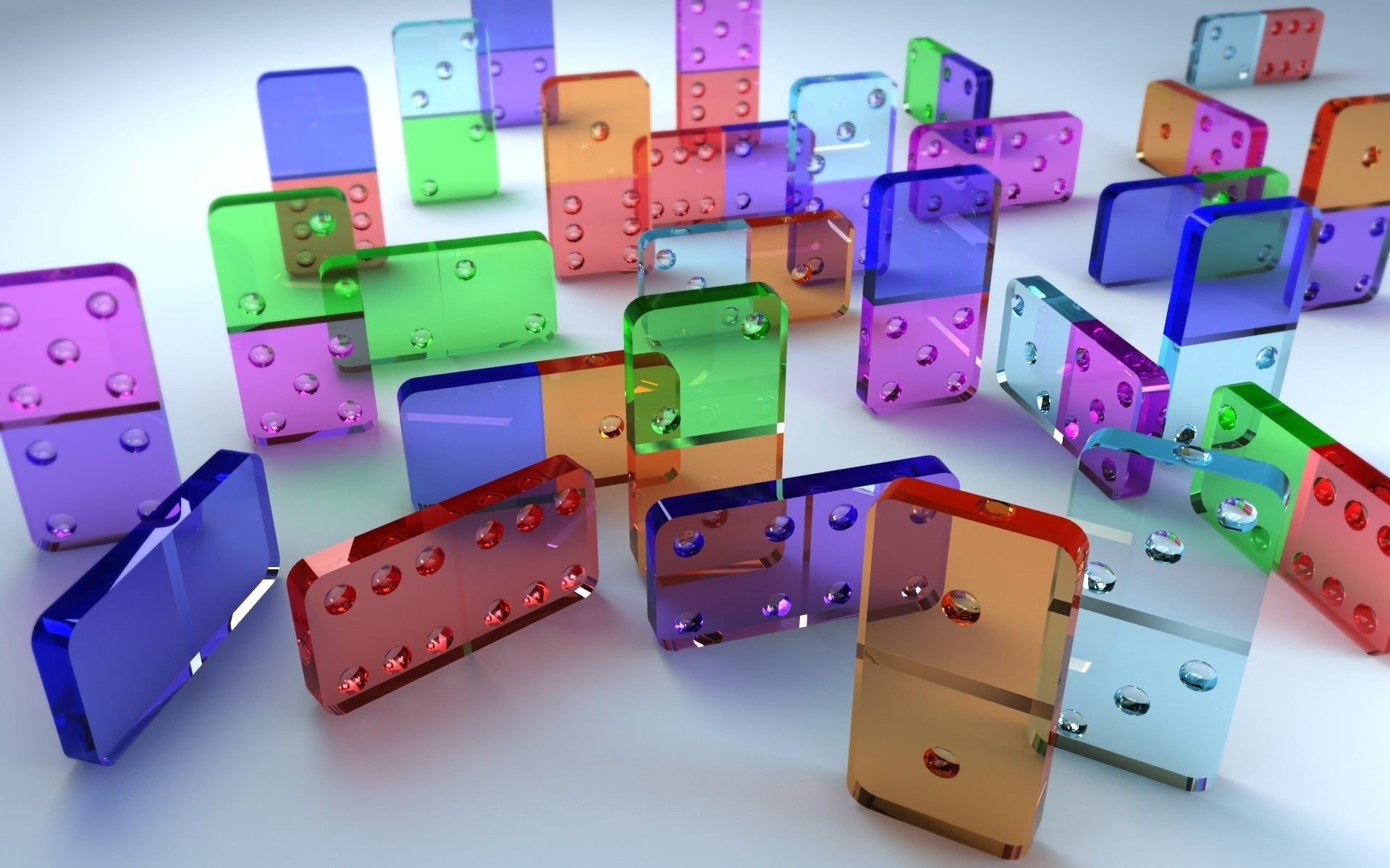 assorted-color domino lot, dominoes, shape, figure, three-dimensional Shape