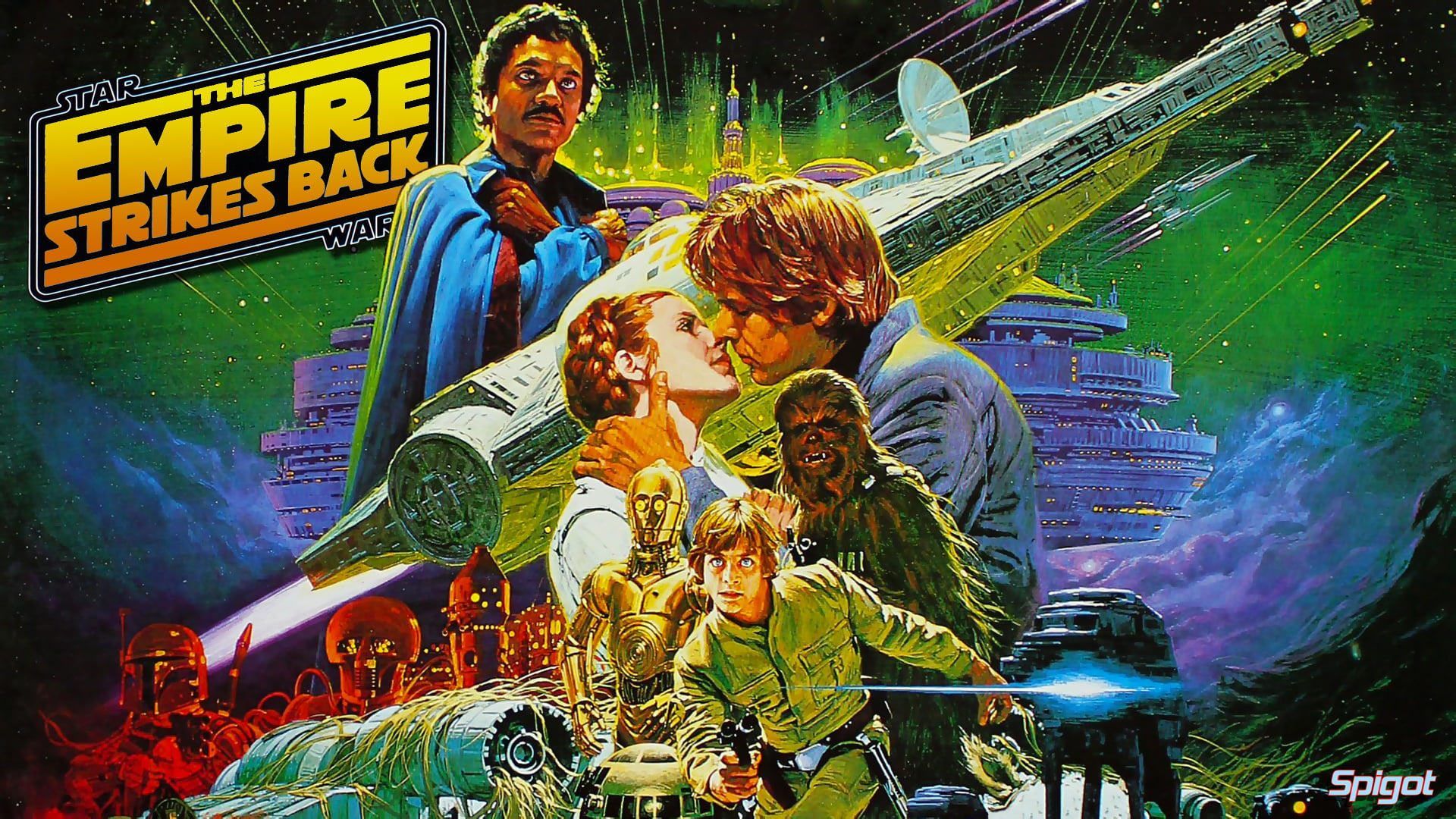 movie poster, George Spigot, Star Wars, The Empire Strikes Back