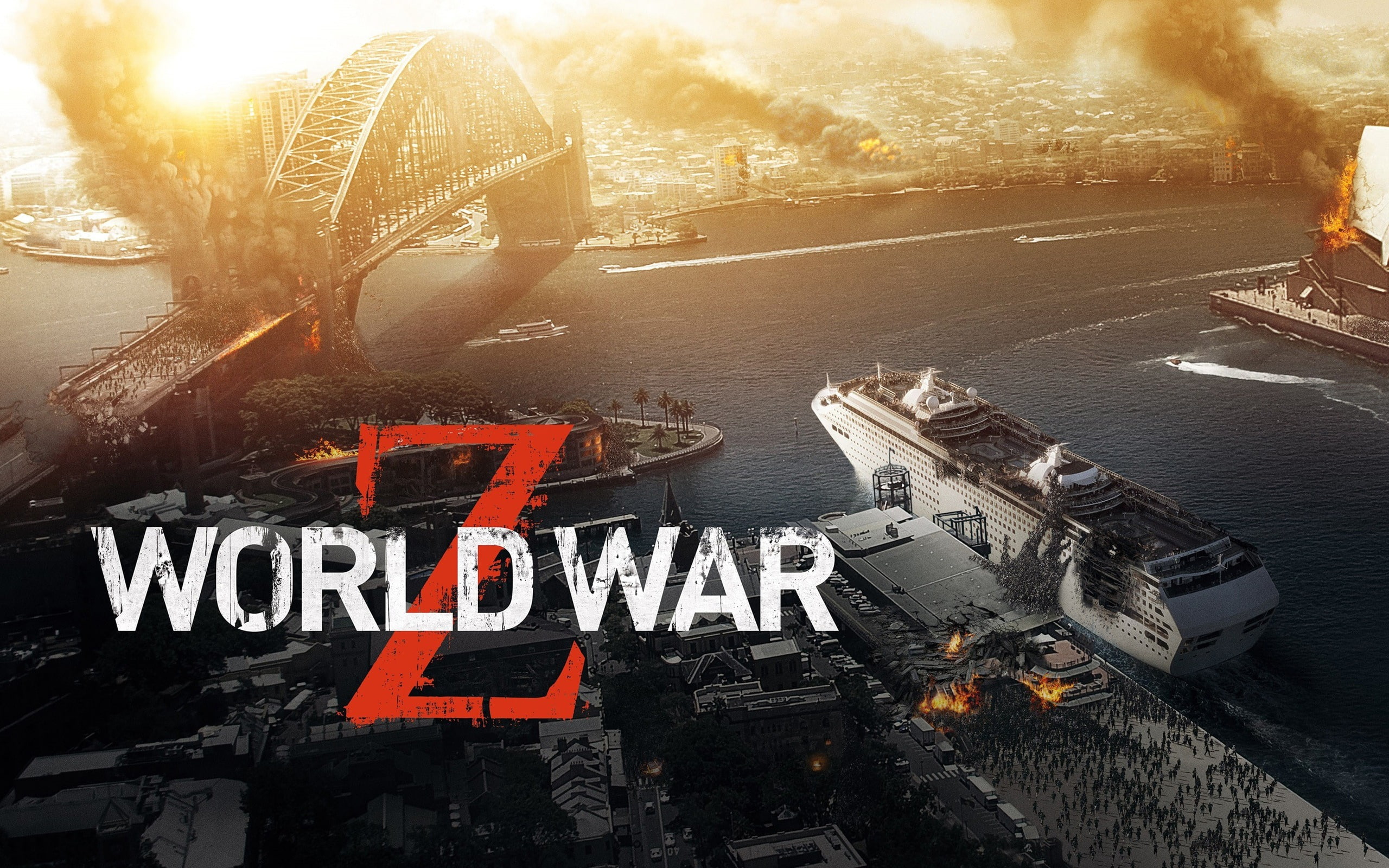 World War Z 2013 Movie HD Desktop Wallpaper, World War Z wallpaper