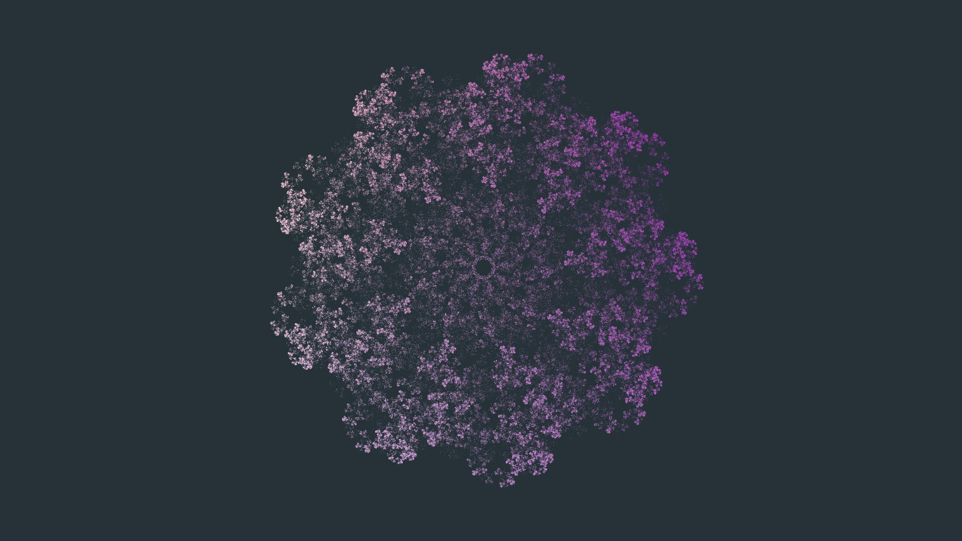 purple flower illustration, mathematics, geometry, simple,  grey