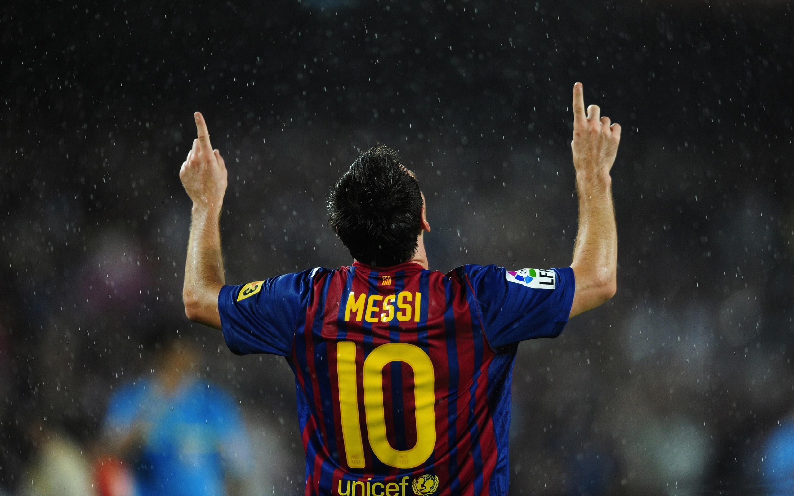 Lionel Messi-FIFA BALLON DOR 2015 Wallpaper, one person, rear view