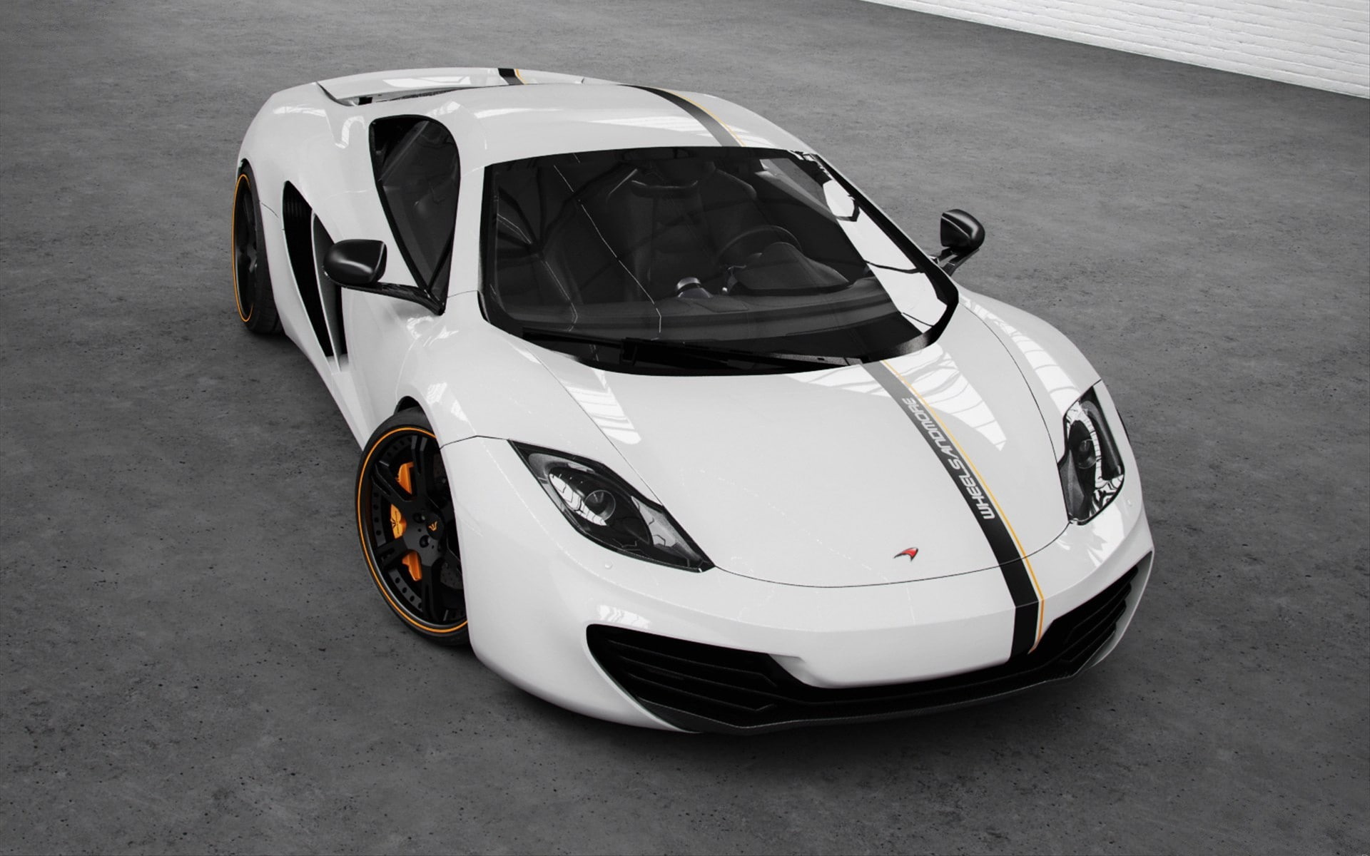 McLaren MP4-12C HD, white and black ferrari sports coupe, cars