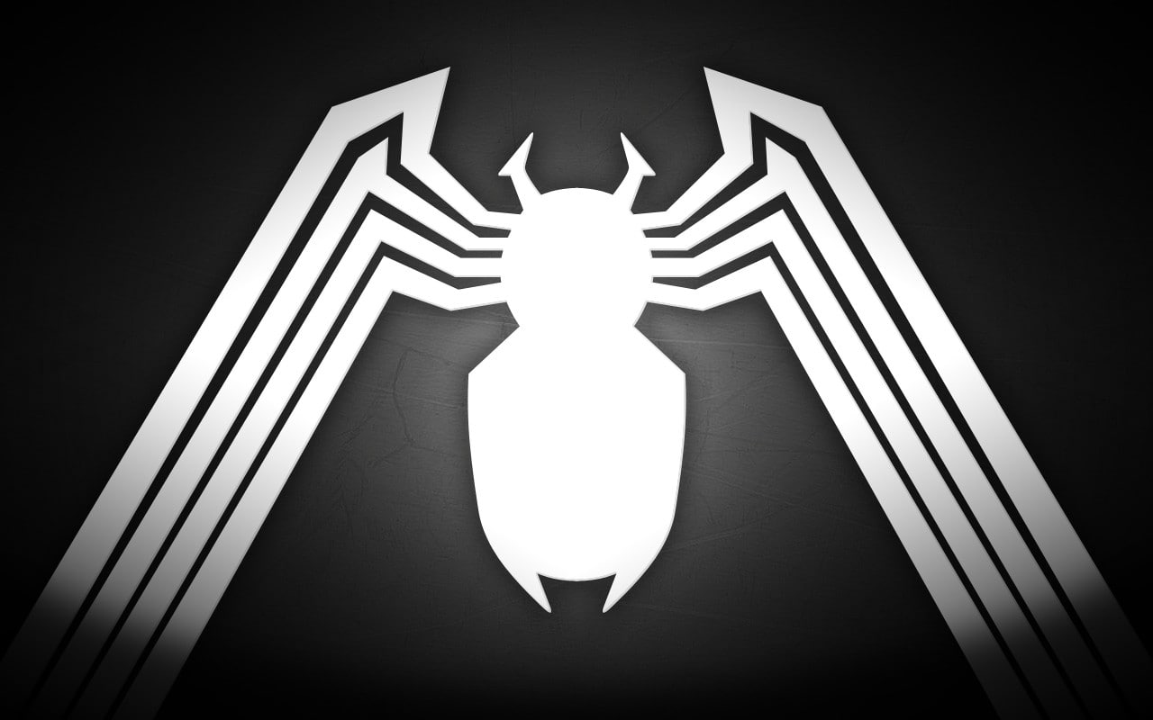Venom, Spider-Man, symbols, indoors, illuminated, studio shot