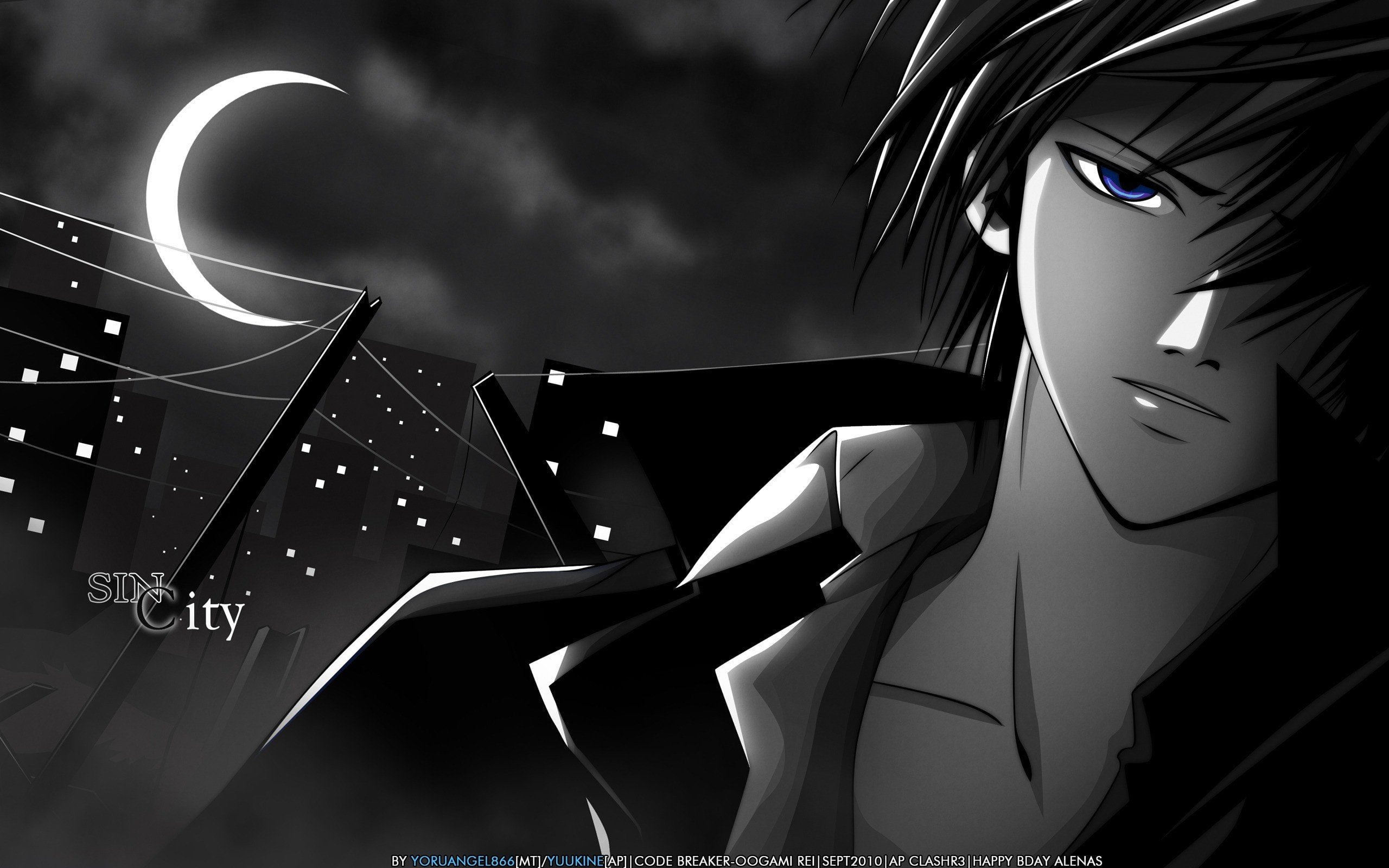 anime, city, code, code breaker, manga, sin