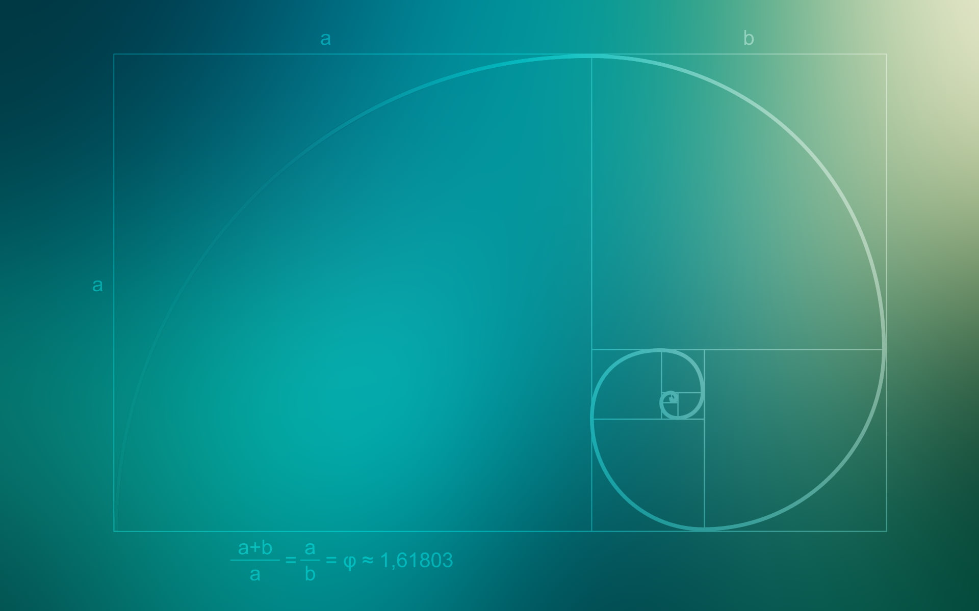 mathematics, square, pattern, blue background, science, Fibonacci sequence