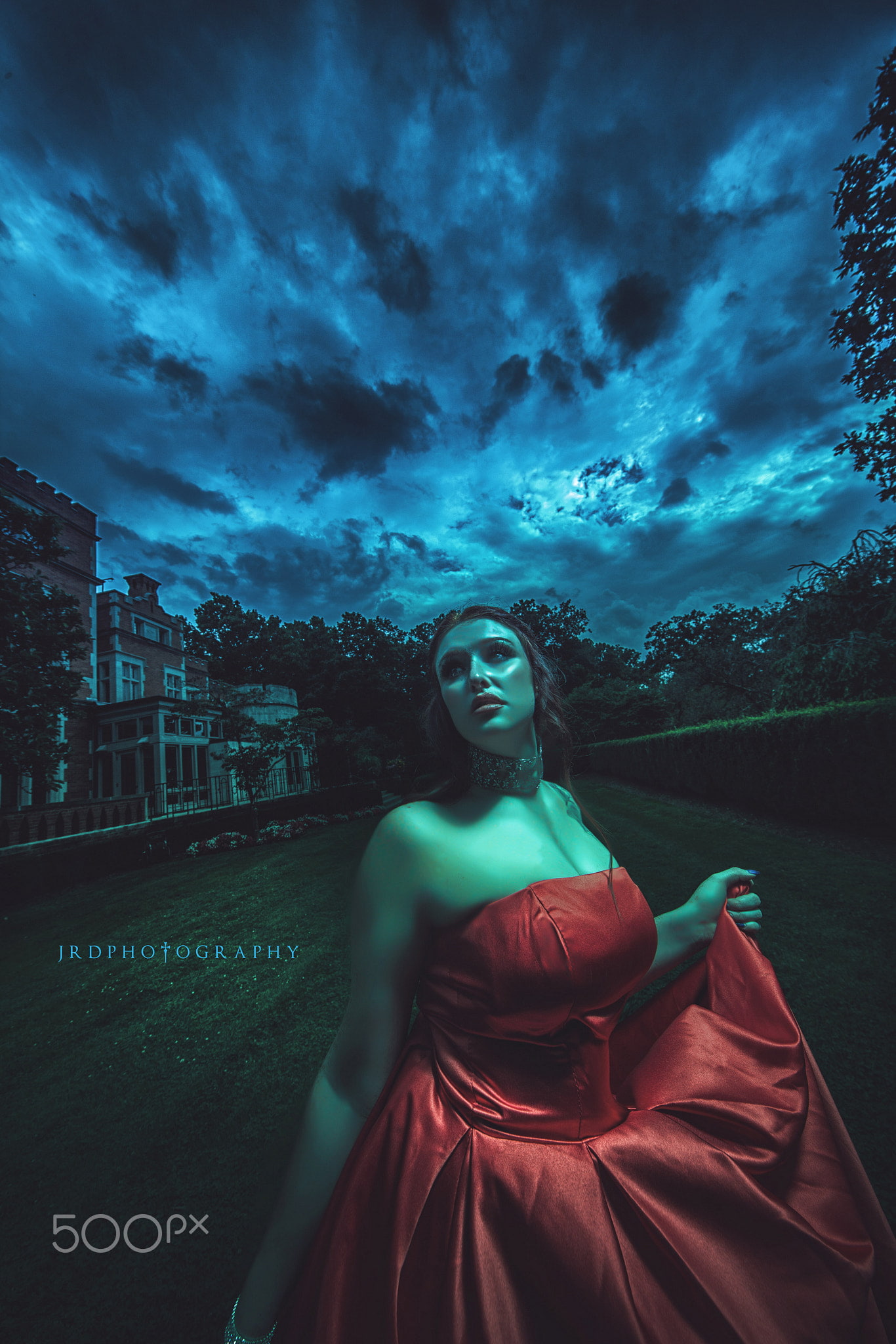 JRD Photography, spooky, night, dark, sky, women, adult, one person