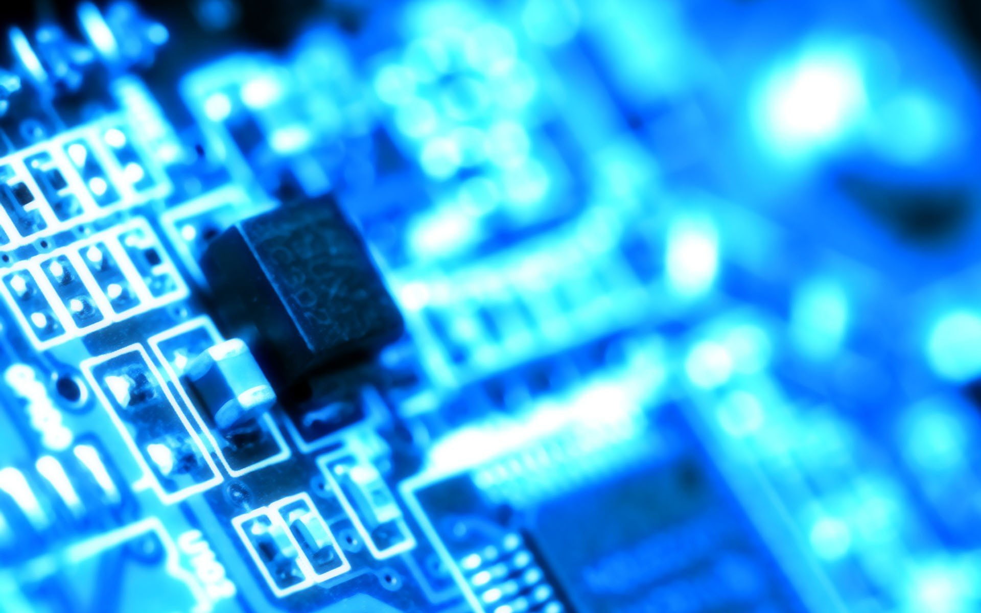 blue, Circuit Boards, Microchip, technology