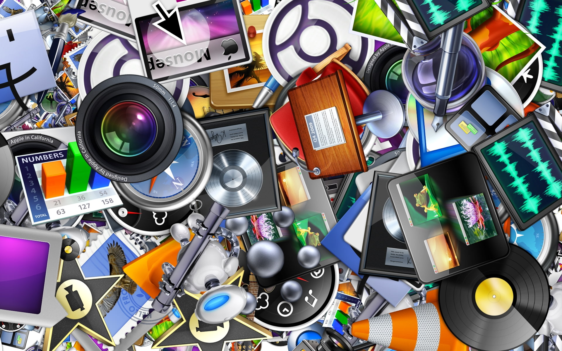 apple inc cameras operating systems collage apples icon apps Technology Apple HD Art
