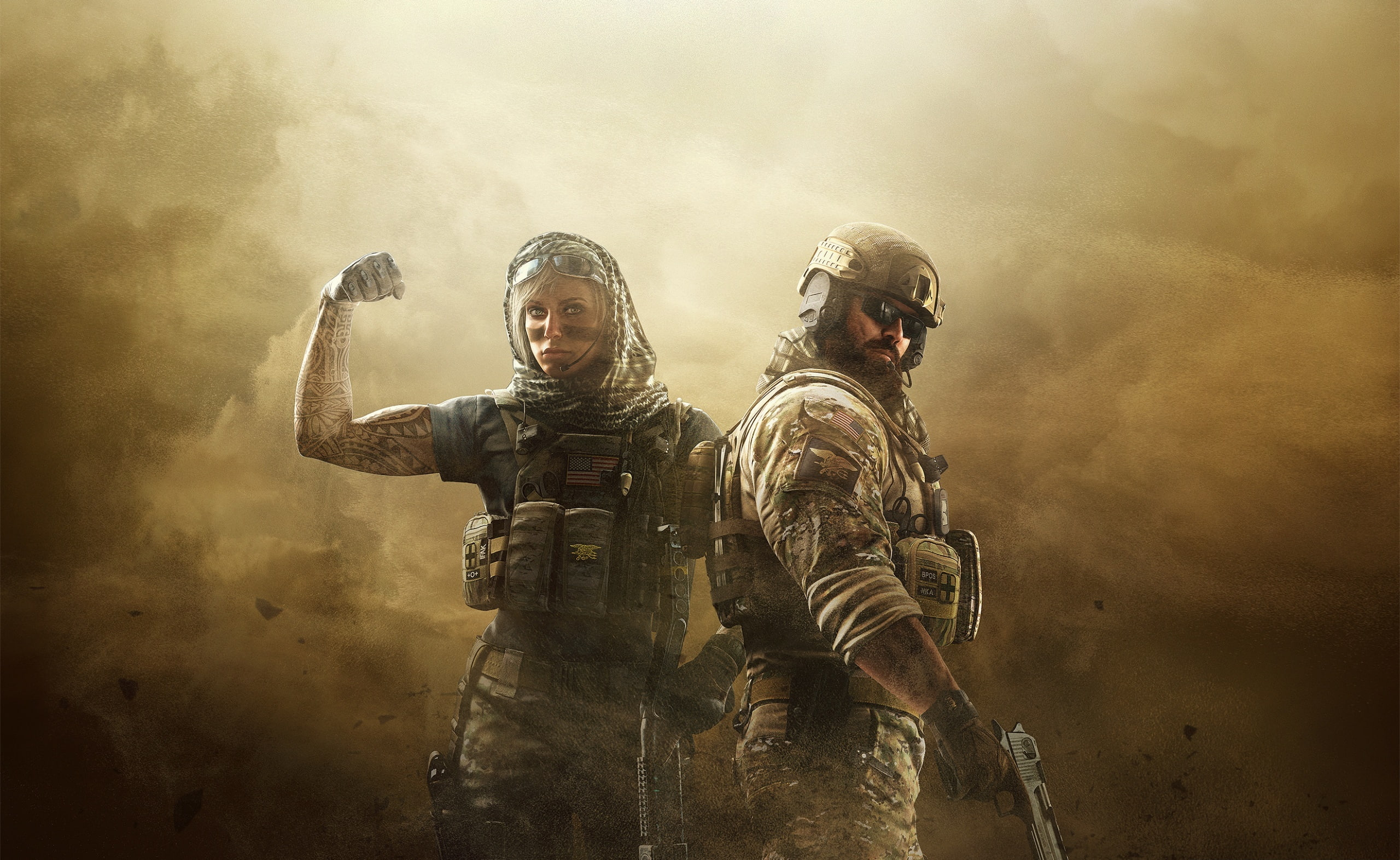 Tom Clancys Rainbow Six Siege - Operation..., soldier man and woman wallpaper