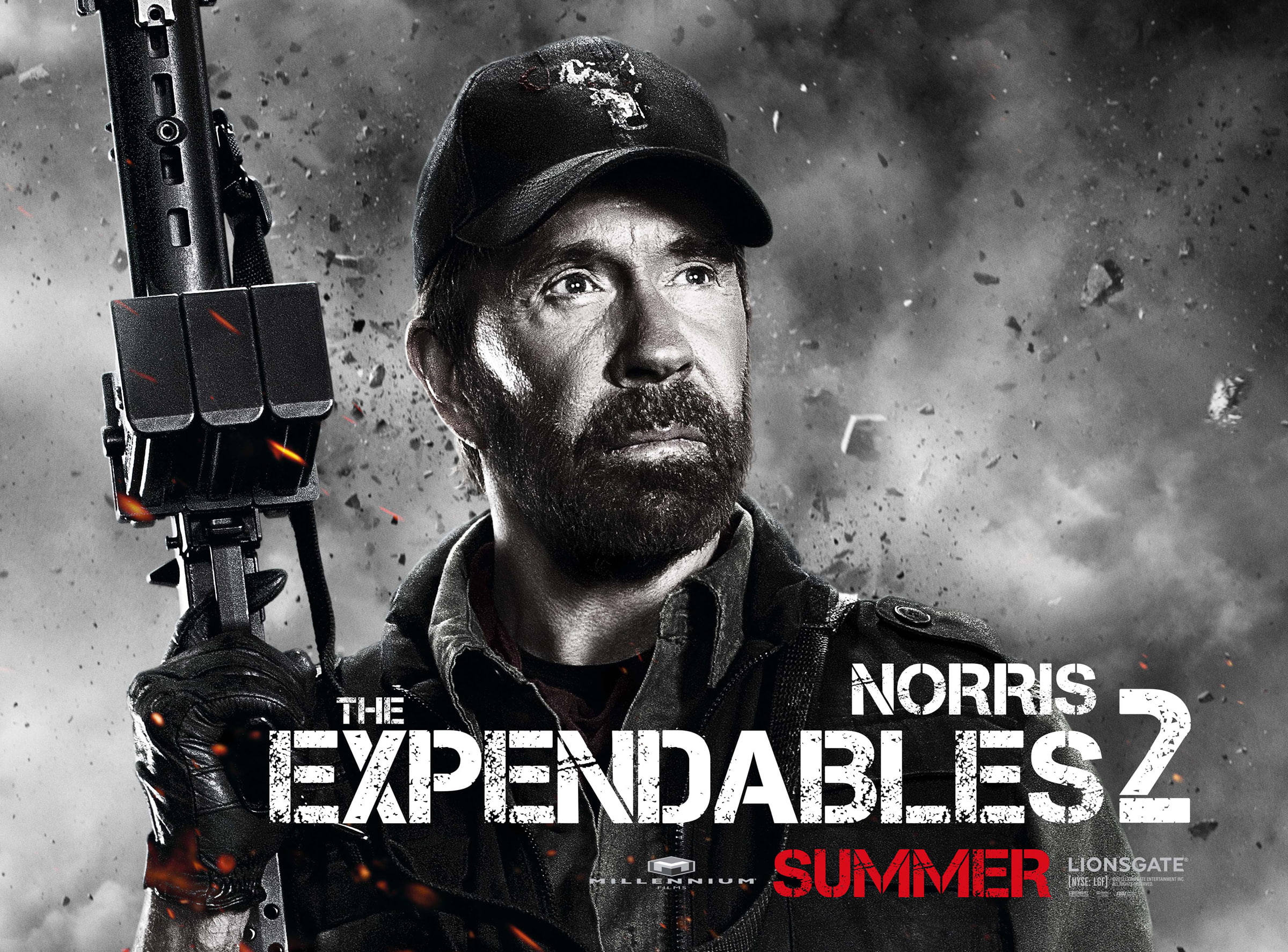 Chuck Norris, The Expendables 2, Booker