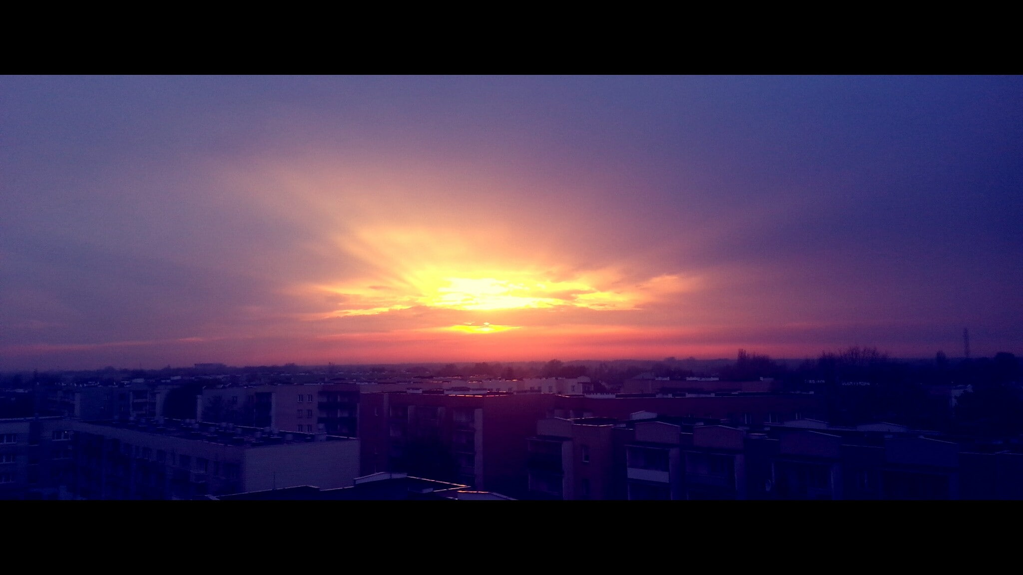 Poland, sunset, building exterior, architecture, sky, city