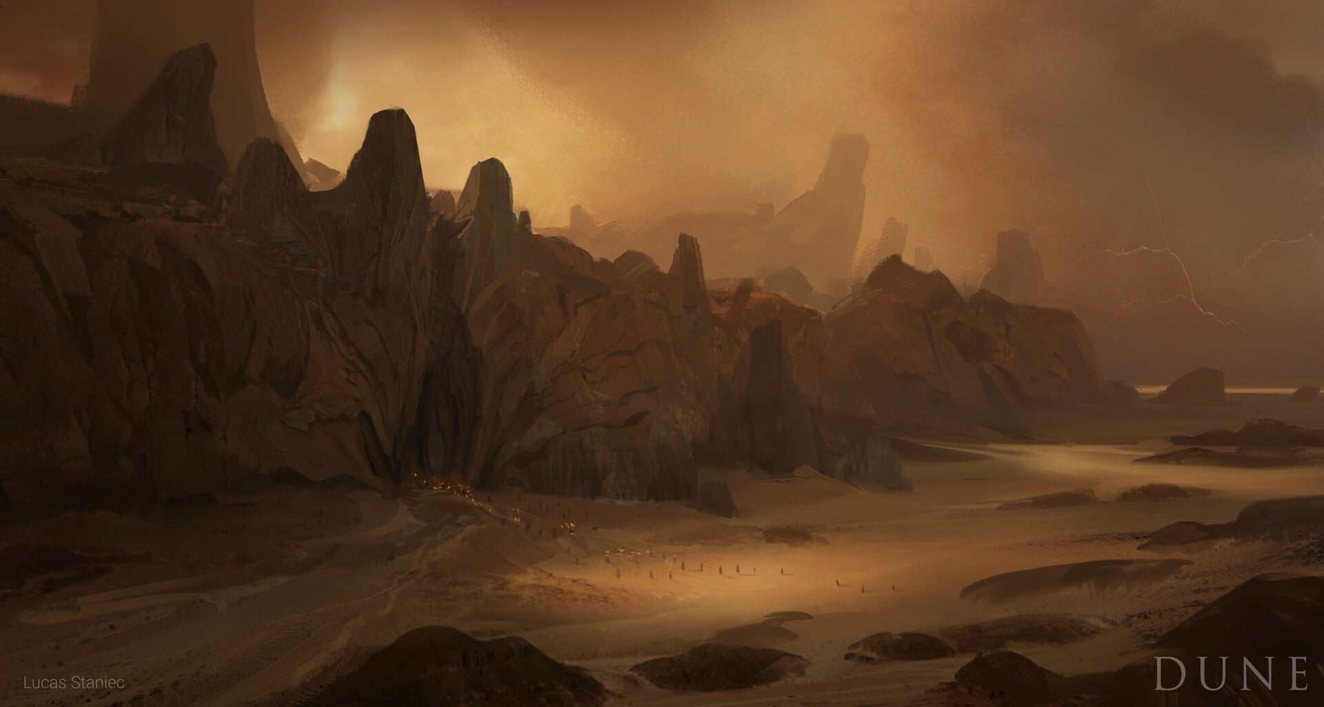 Dune (series), Sietch, science fiction, desert, Arrakis, Fremen