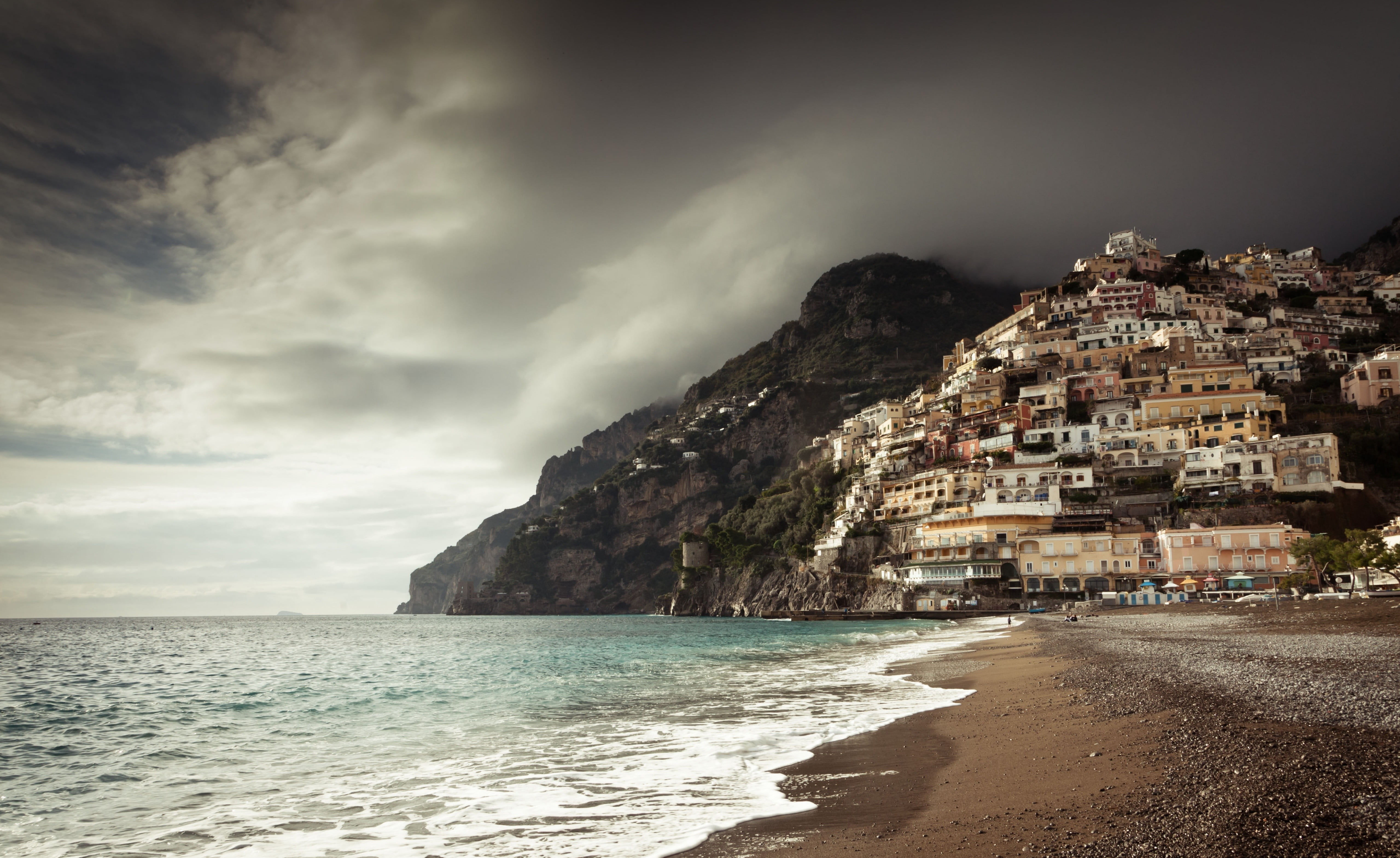 Italy, Campania, Amalfi Coast, Positano, Gulf of Salerno