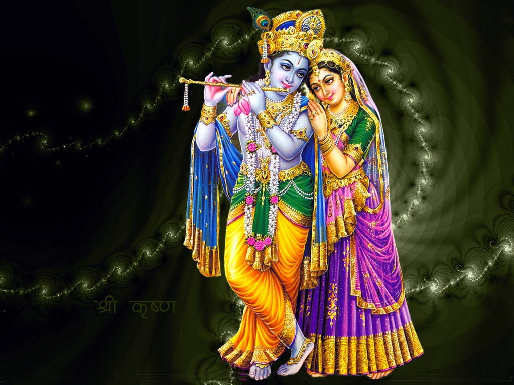 God Krishna And Radha, Radha and Krishna illustration, Lord Krishna