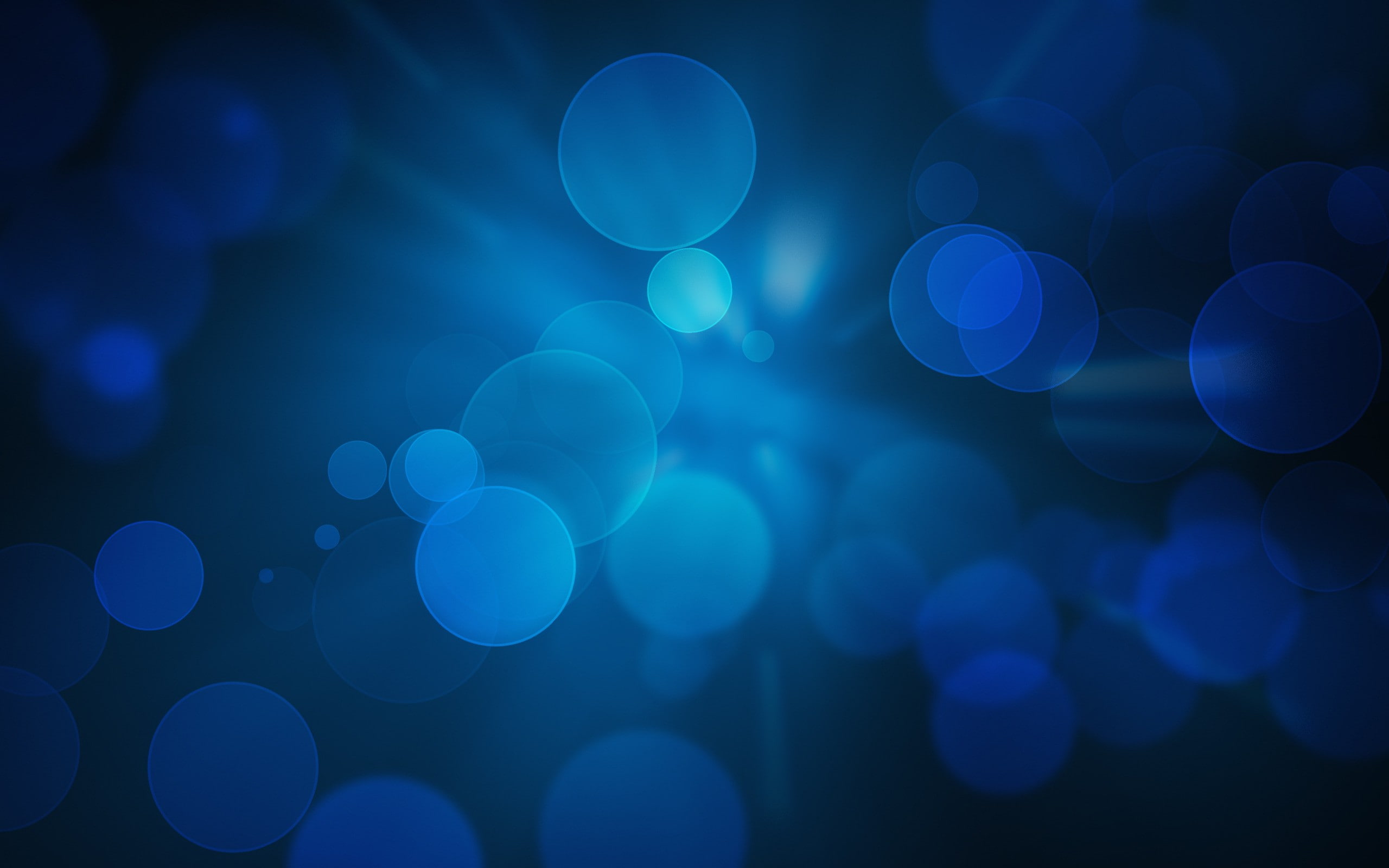 abstract, blue, circles