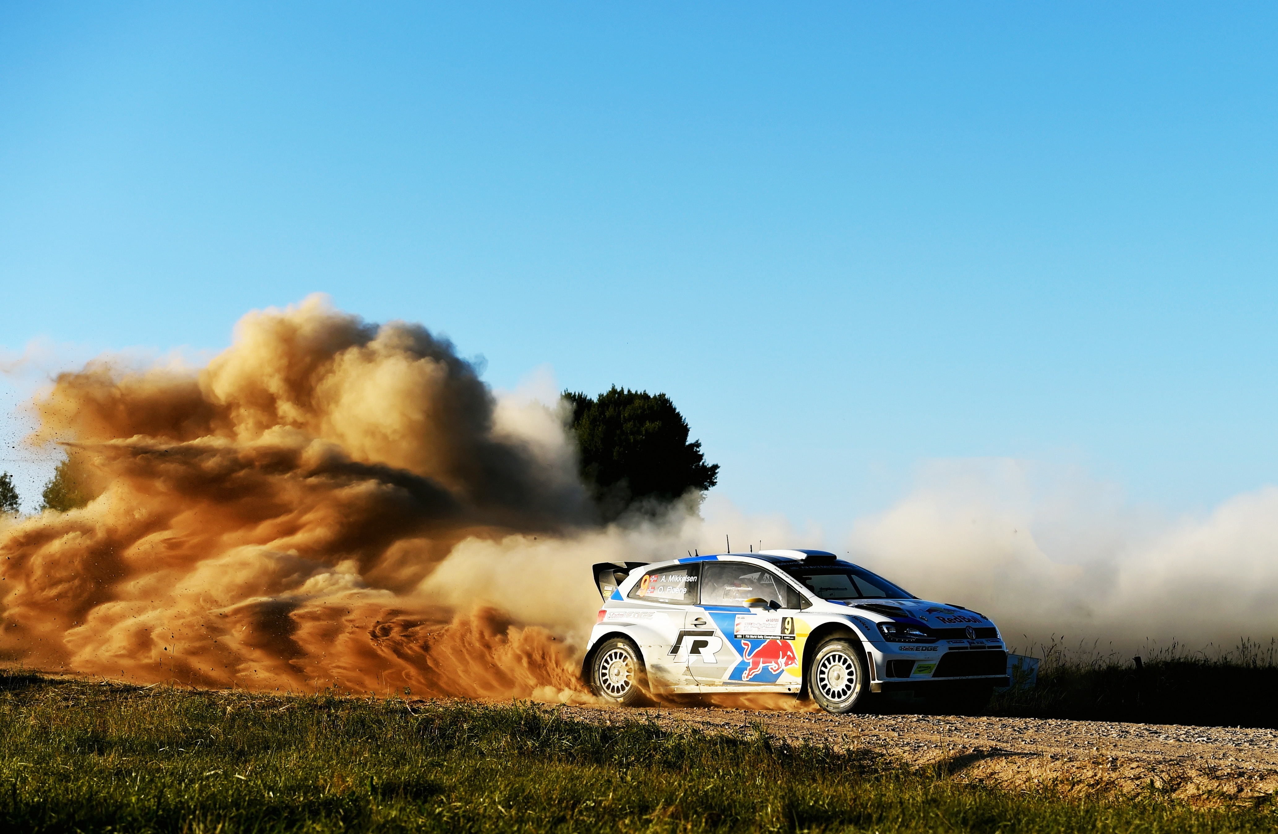 Auto, Dust, Volkswagen, Speed, Skid, Day, WRC, Rally, Polo