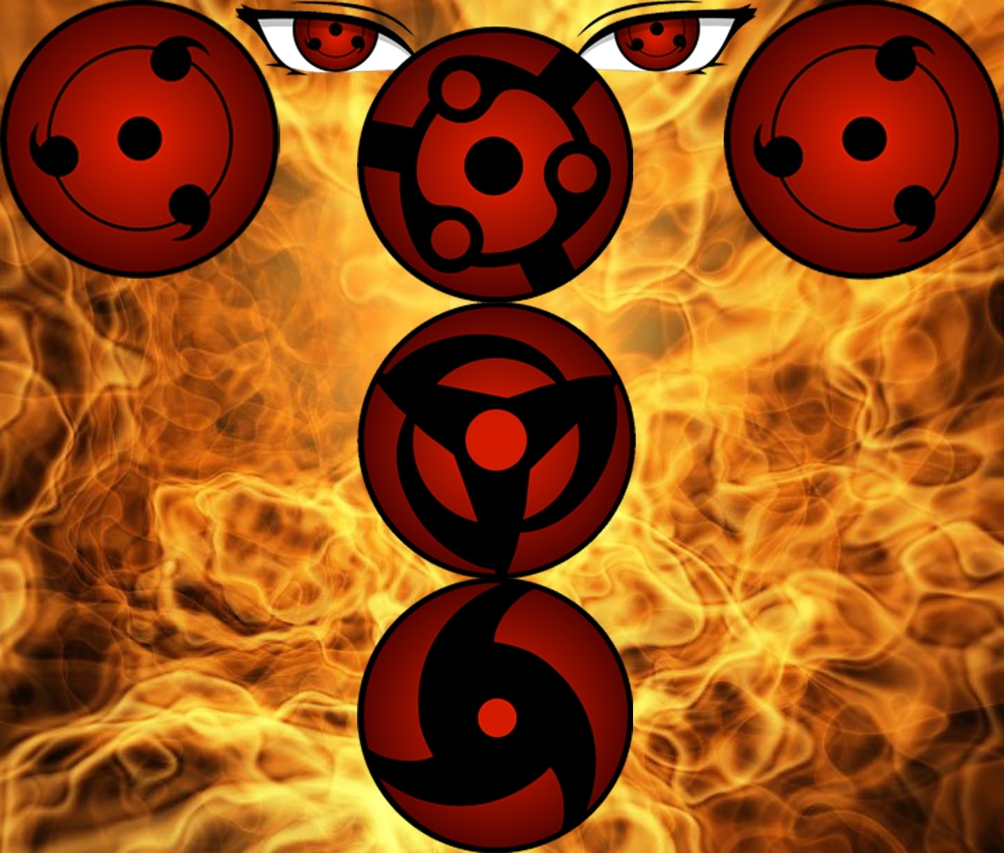 flames eyes naruto shippuden sharingan mangekyou sharingan 1440x1224  Anime Naruto HD Art