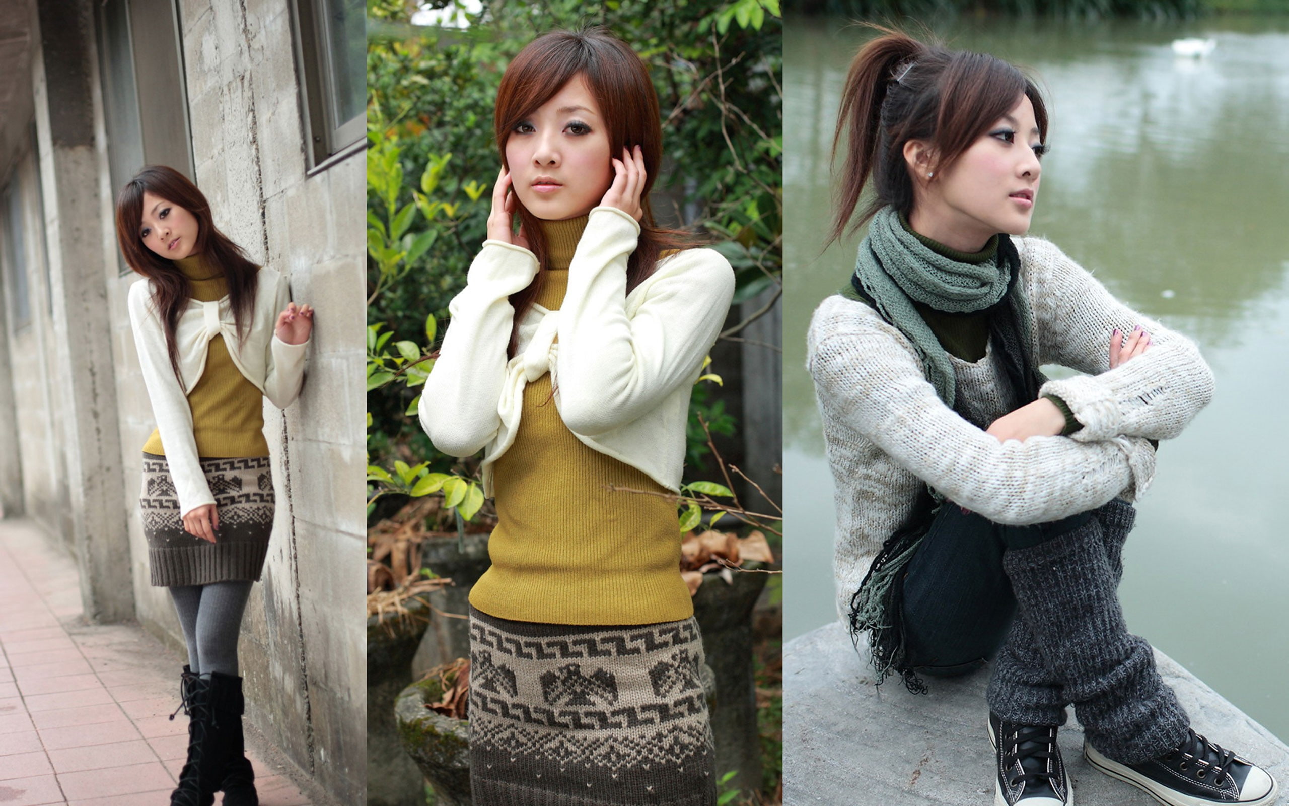 Asian, Mikako, model, Mikako Zhang Kaijie, legwarmers, young adult
