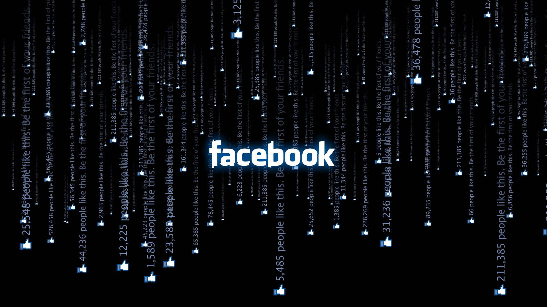 Facebook logo, black, technology, communication, data, connection