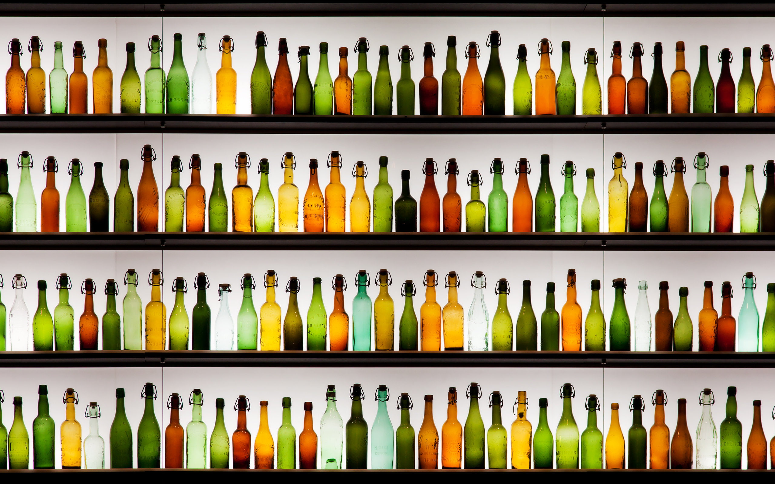 bottles, empty