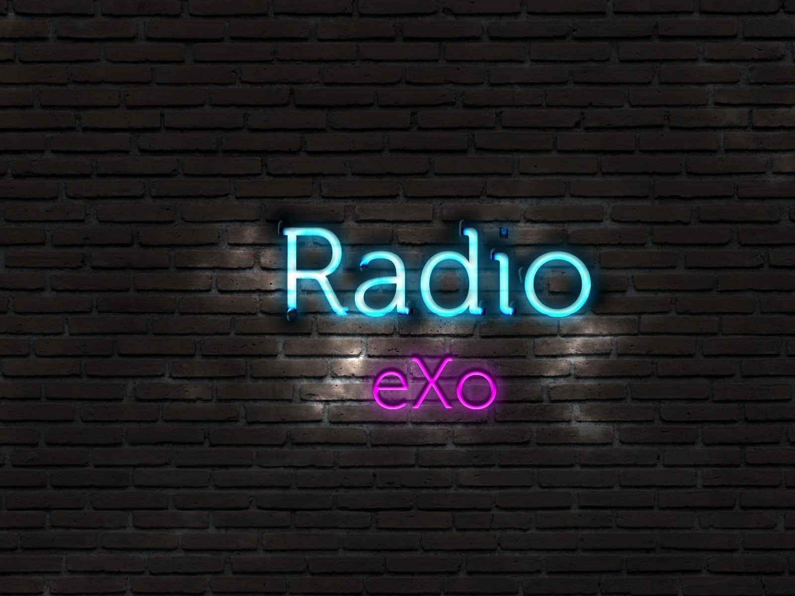 Radio, text, communication, western script, illuminated, wall - building feature