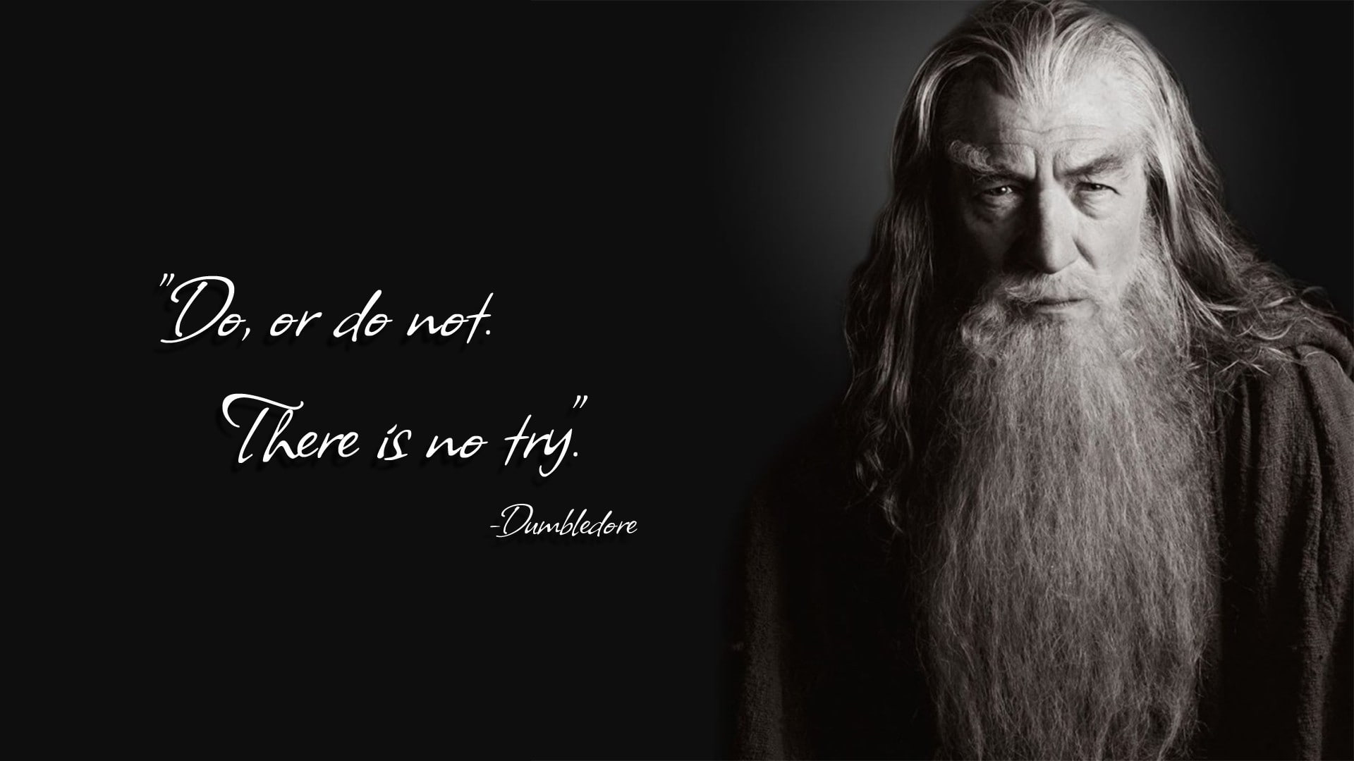 albus dumbledore gandalf harry potter quote yoda