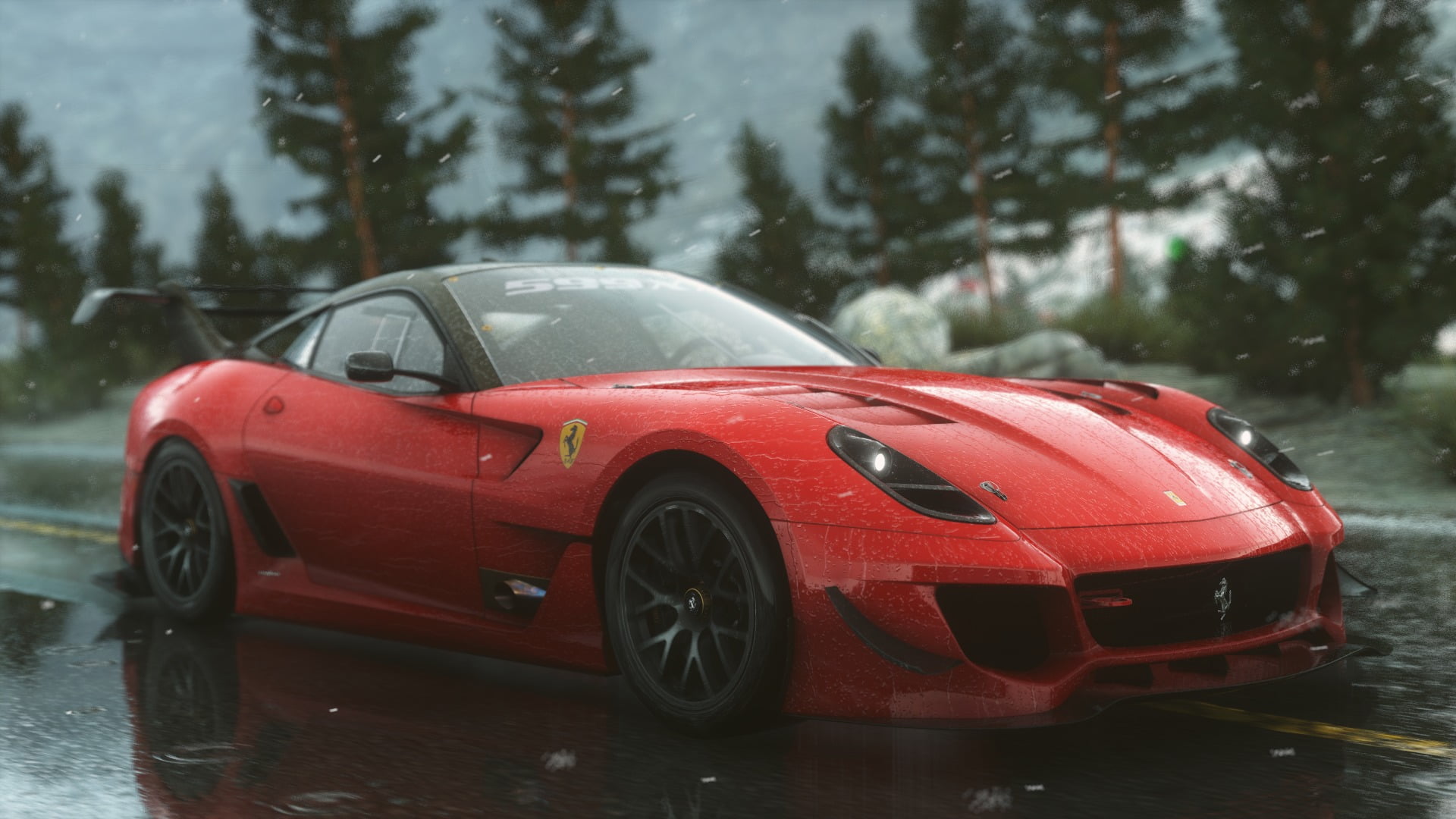 red Ferrari sports car, Driveclub, race cars, video games, motor vehicle