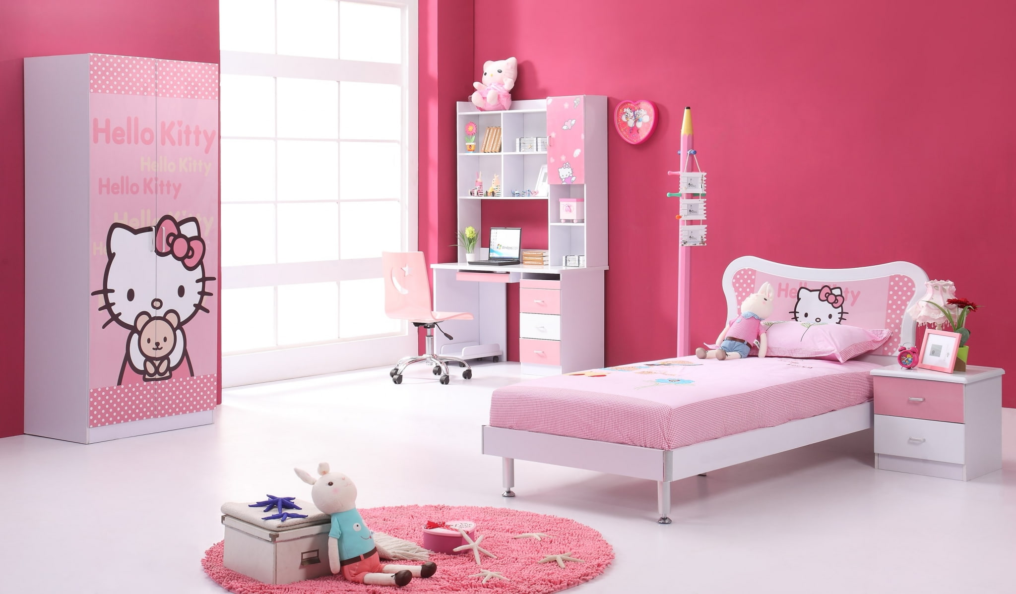 hello kitty amazing pictures, pink color, furniture, indoors