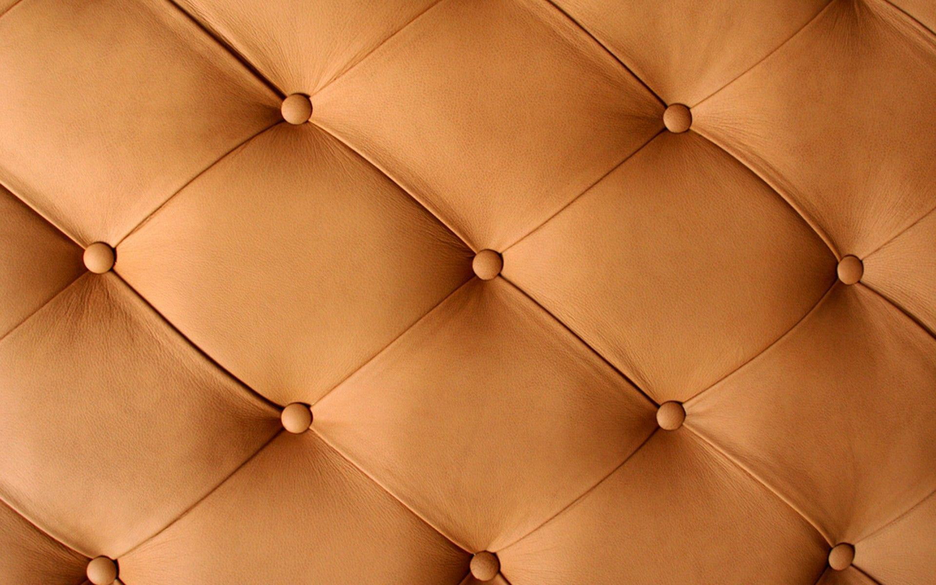 Leather texture, brown quilted leather, photography, 1920x1200