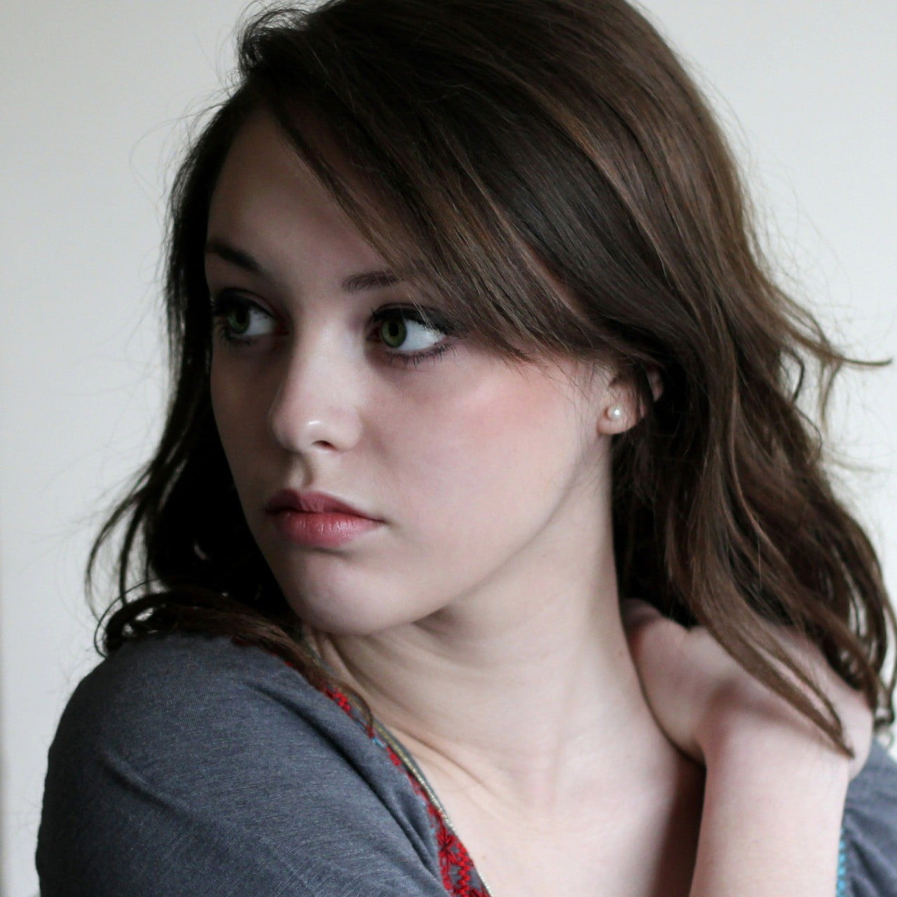 Imogen Dyer, portrait, face, women, sadness, one person, teenager