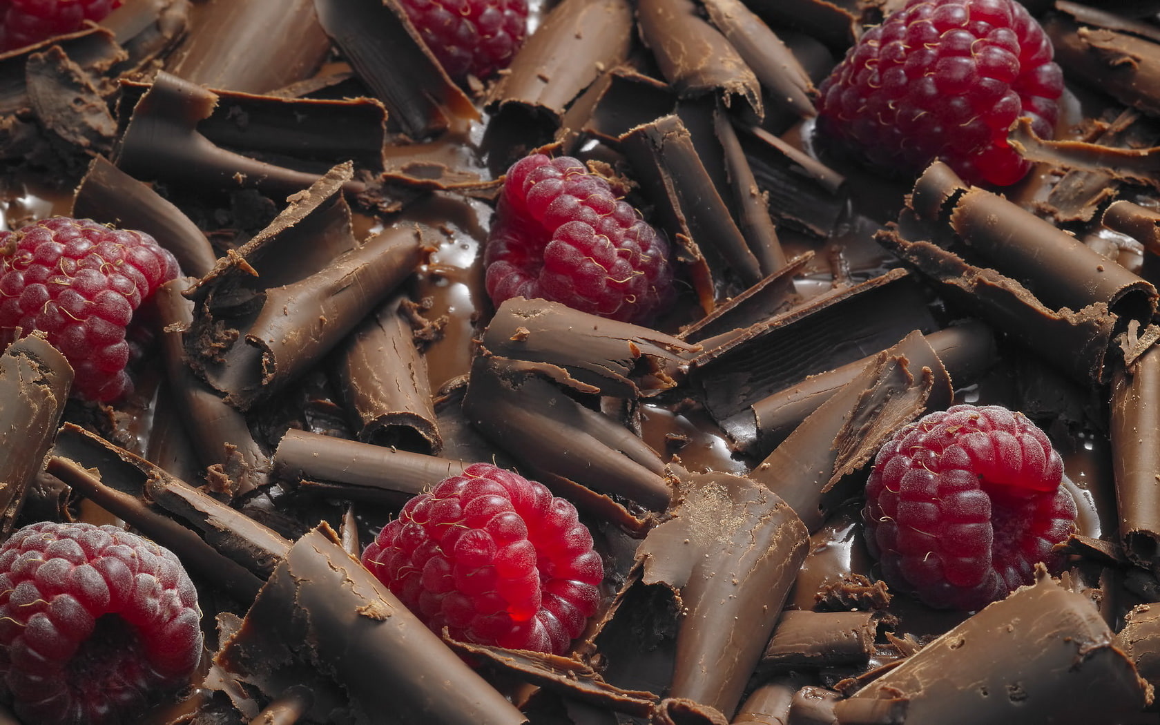 chocolate, raspberry