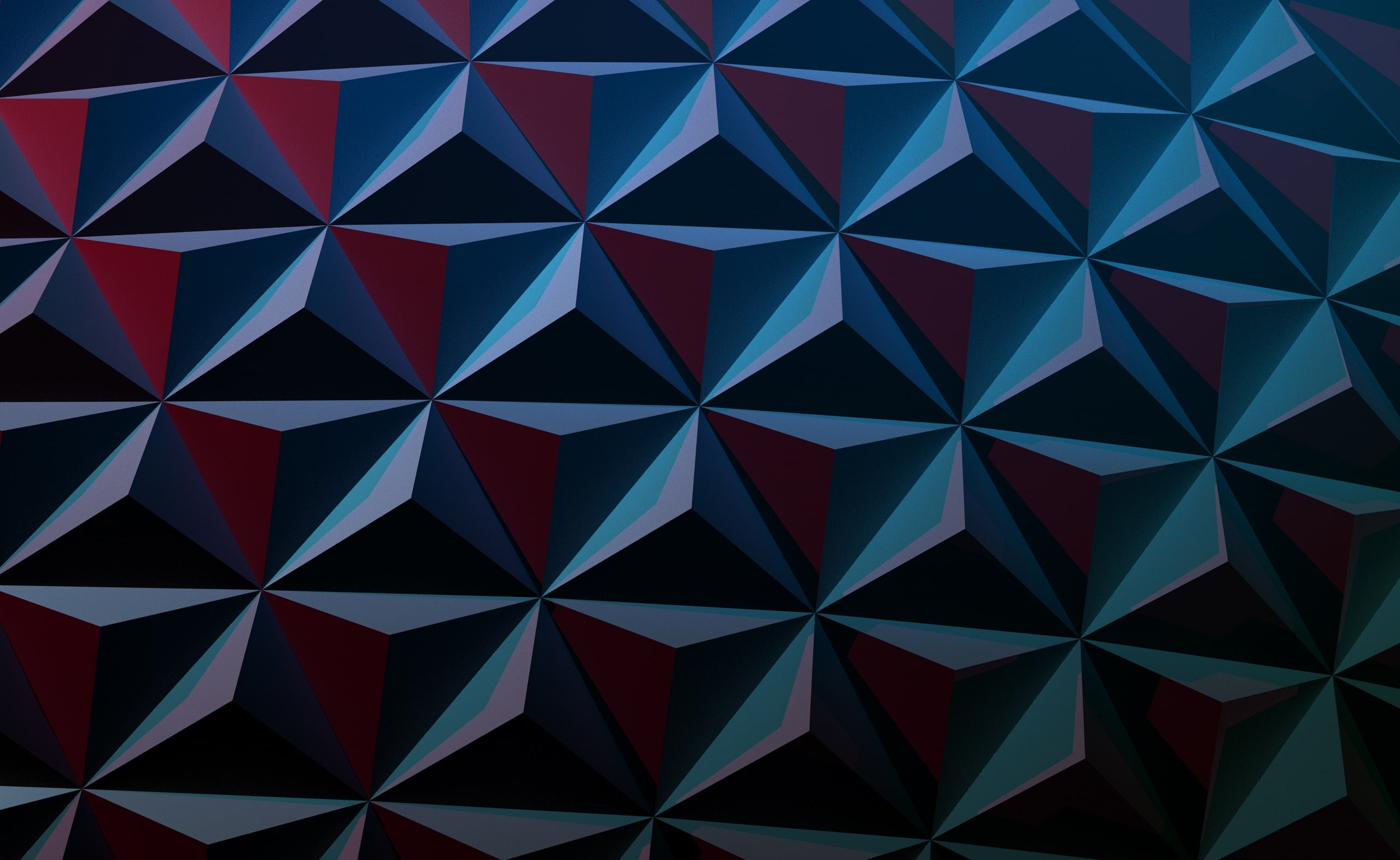 Epcot, Florida, USA, blue abstract geometric wallpaper, Architecture