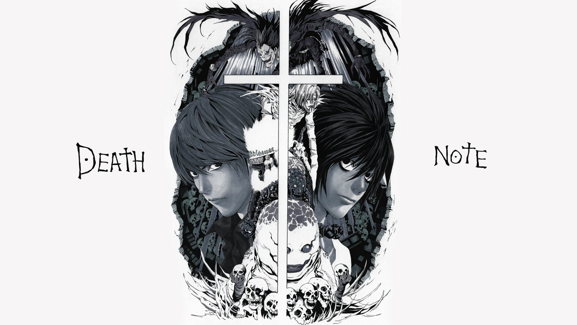 Anime, Death Note, L (Death Note), Light Yagami