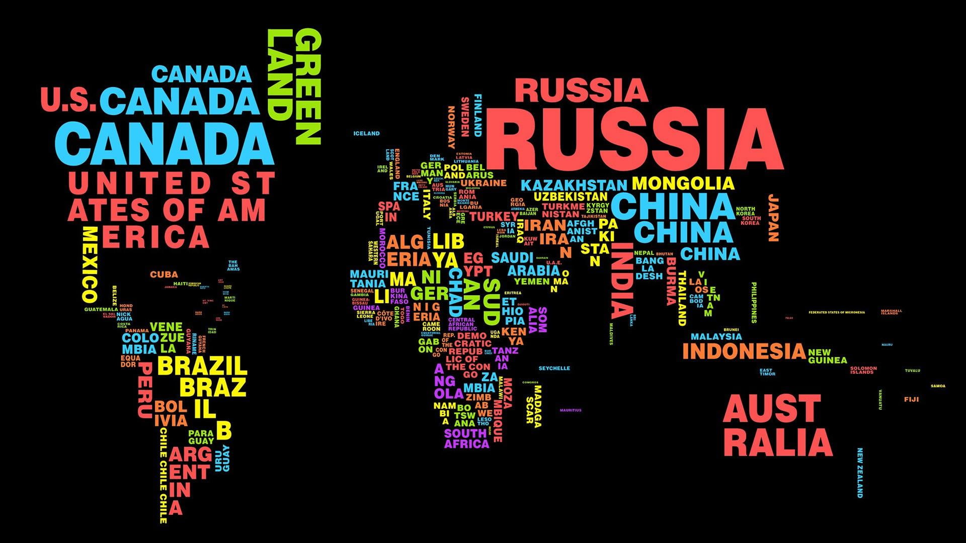 world map, space, countries, dark, text, country, graphics