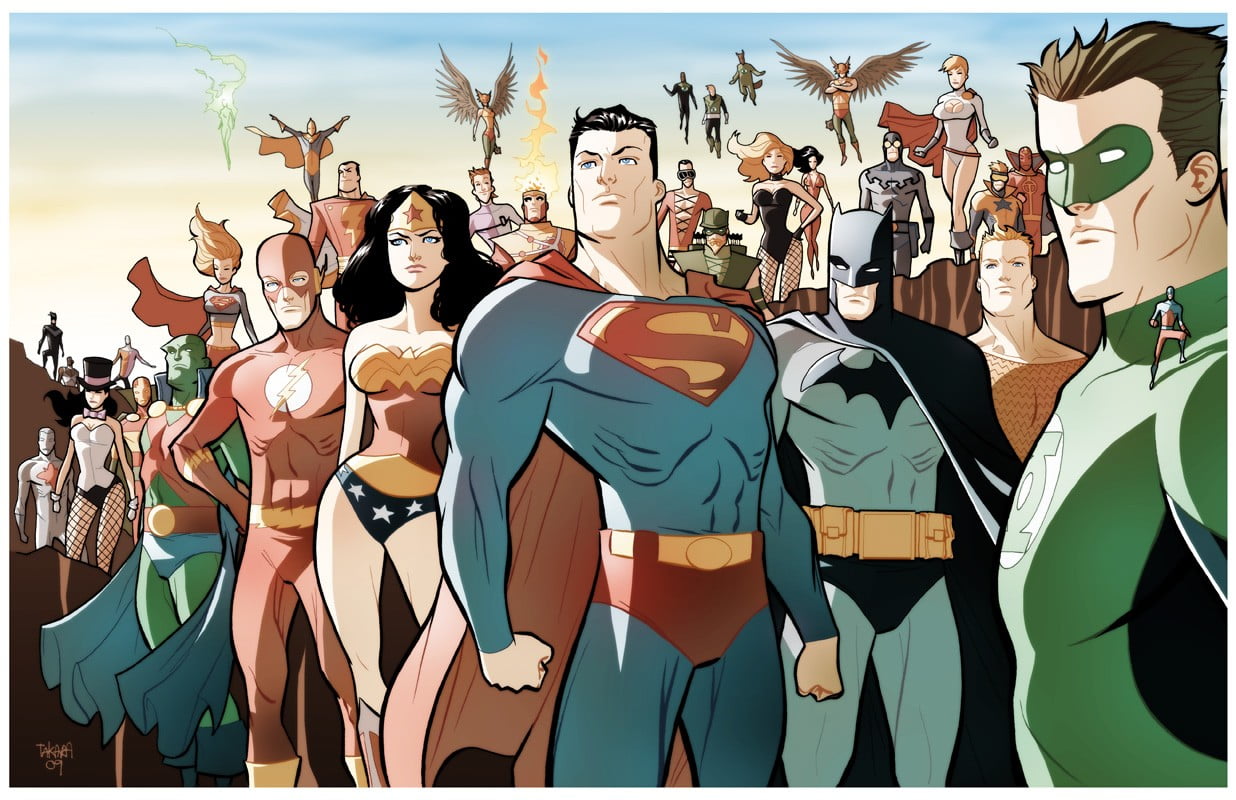 DC Comics superheroes wallpaper, Justice League, Superman, Wonder Woman