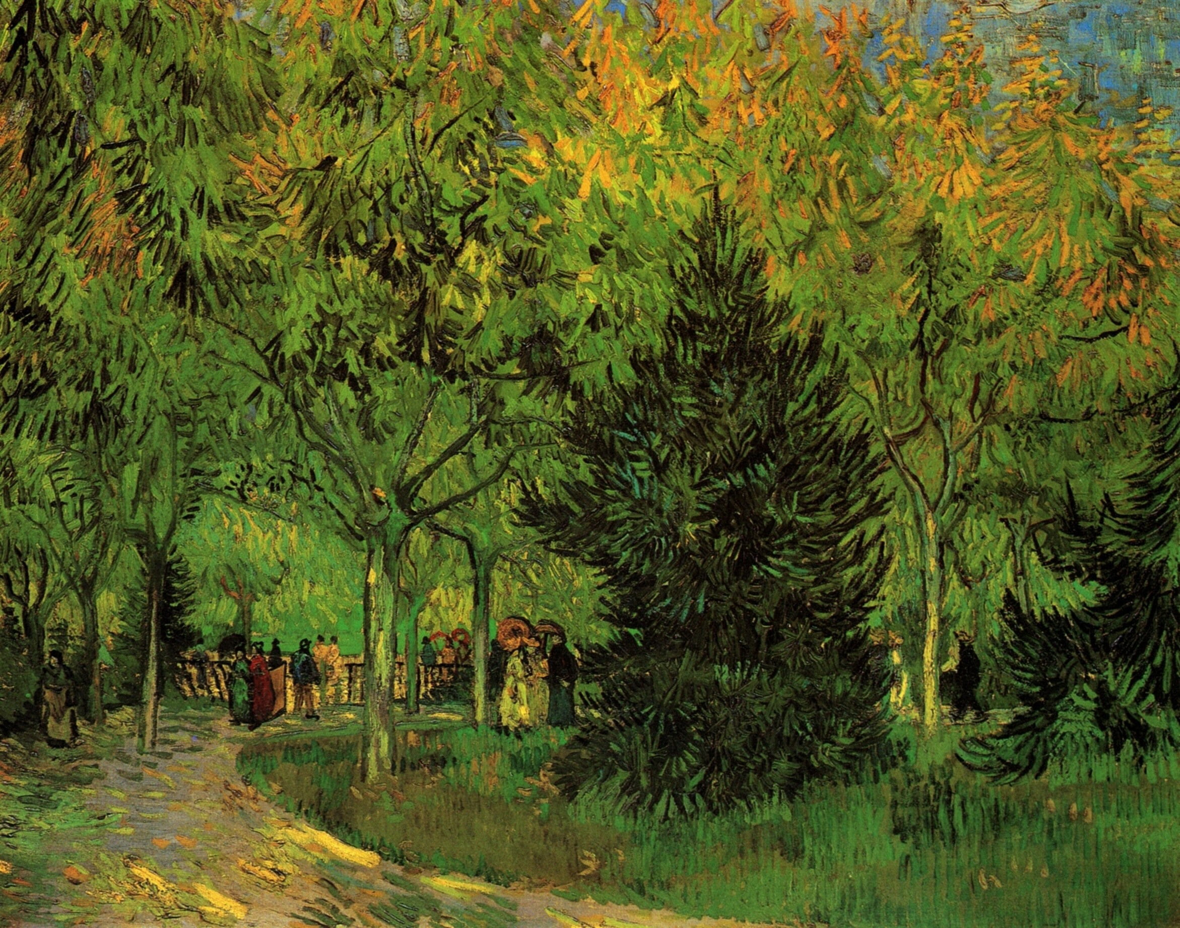 Vincent van Gogh, Garden at Arles, A Lane in the Public