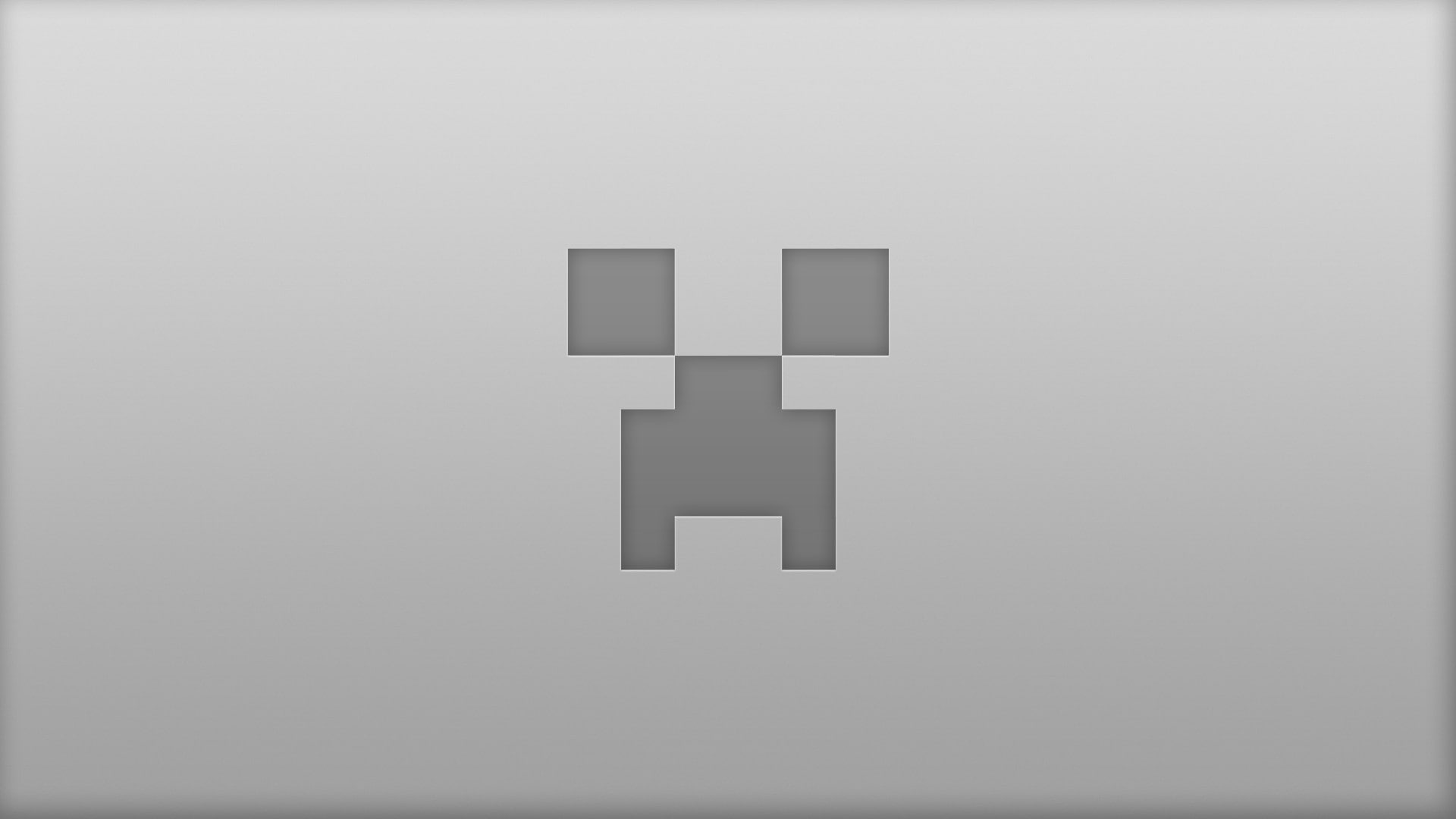 Minecraft Gray Grey Creeper HD, video games