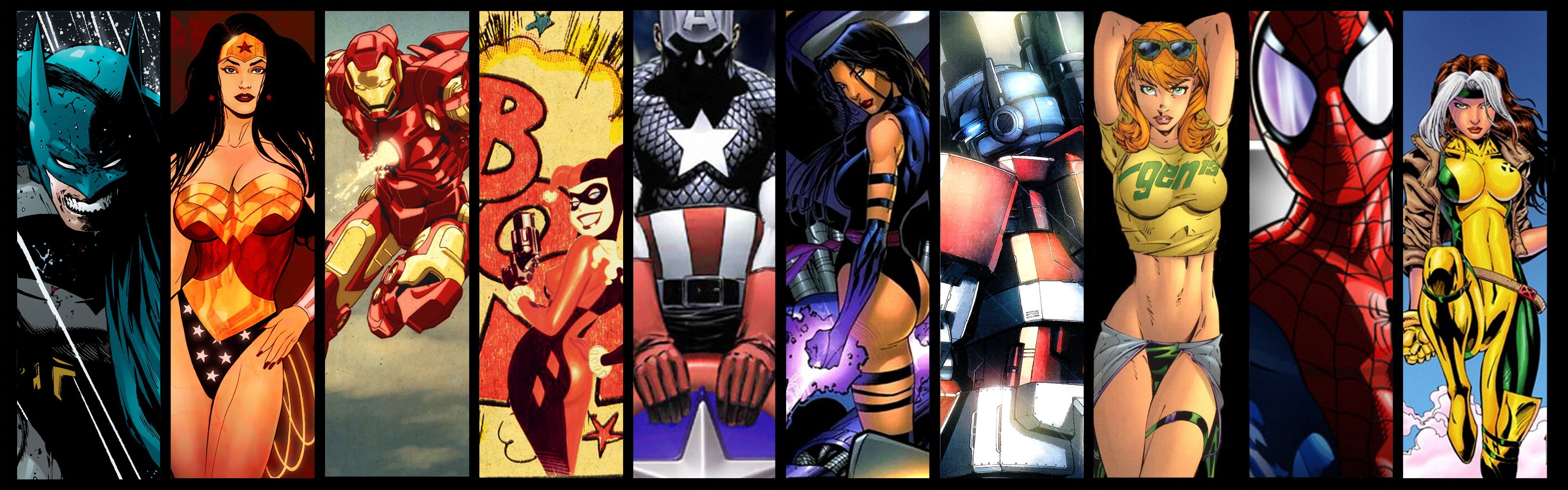 DC and Marvel superheroes digital wallpaper, Marvel Comics, The Avengers