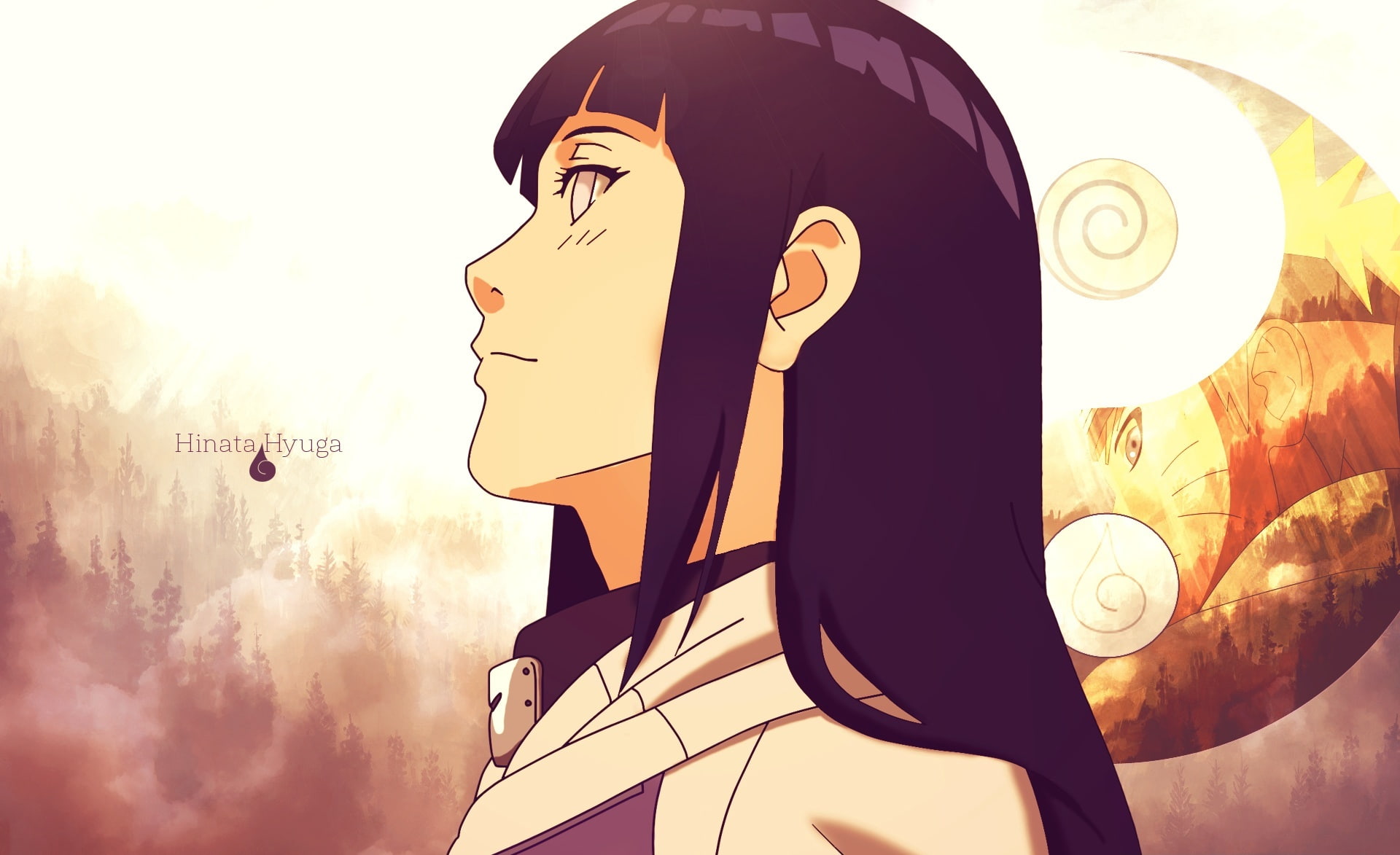 Hinata Hyuga, Naruto Hinata Hyuga digital wallpaper, Artistic