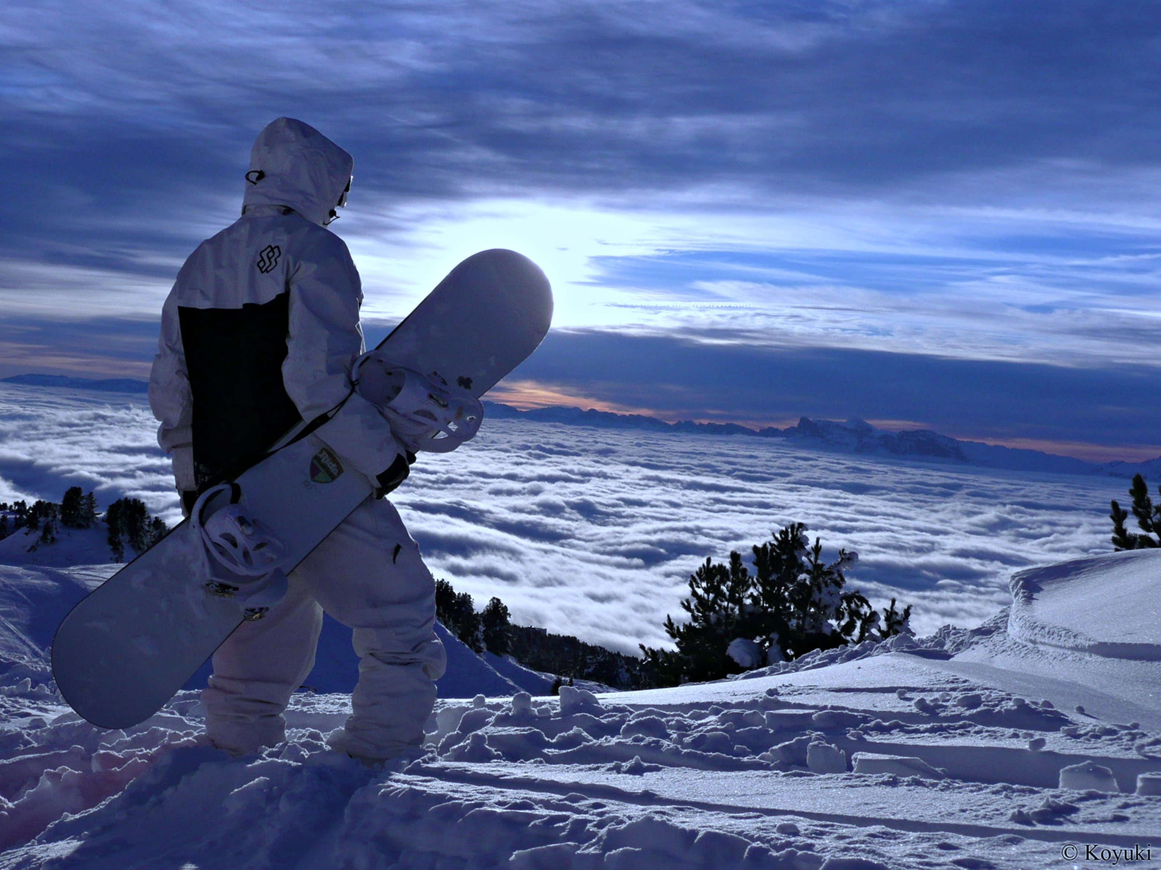 extreme, landscape, snow, snowboarding, sports, winter